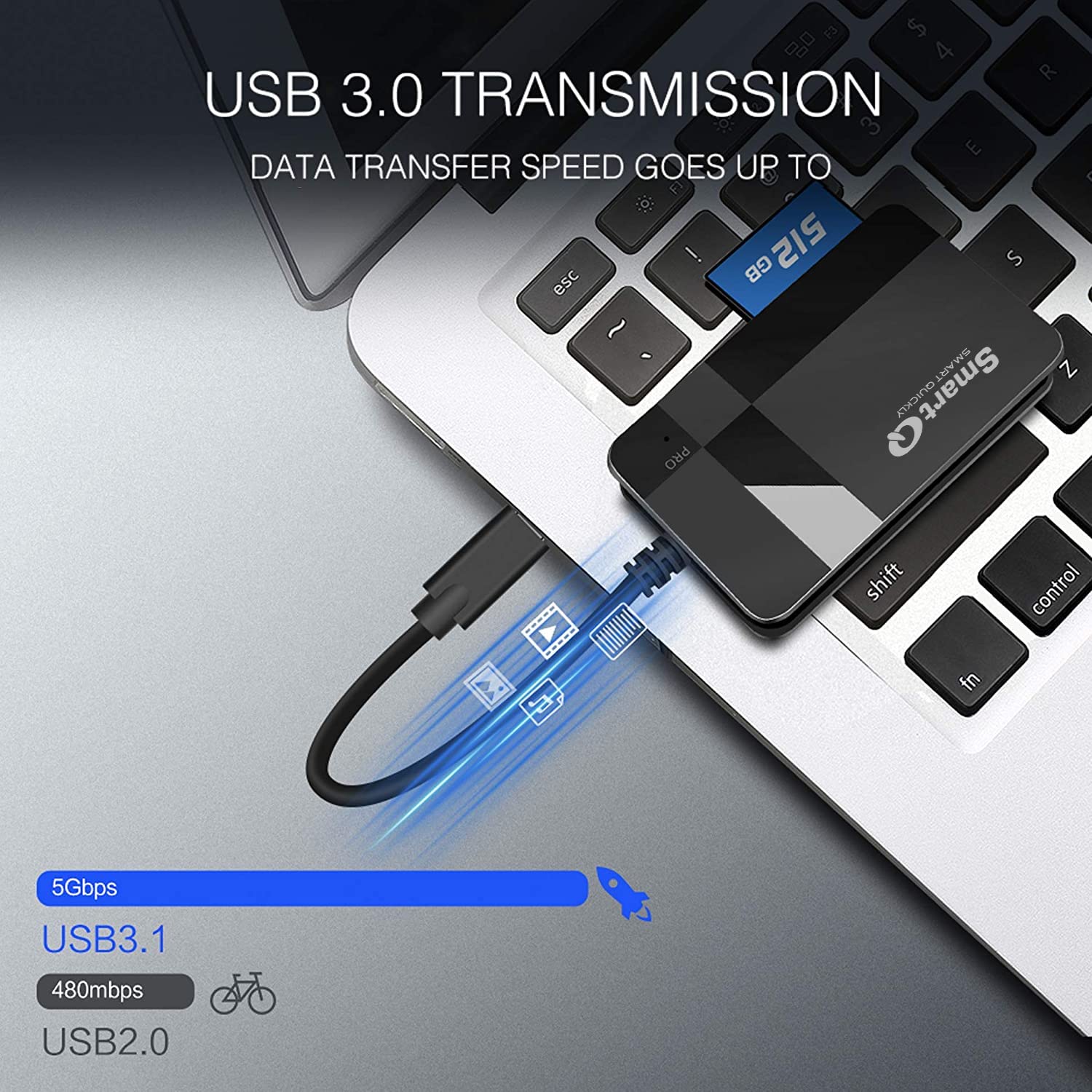 C368 Usb 3.0 Sd Card Reader, Plug N Play, Apple And Windows Compatible, Powered By Usb, Supports Cf/Sd/Sdhc/Scxc/Mmc/Mmc Micro/R
