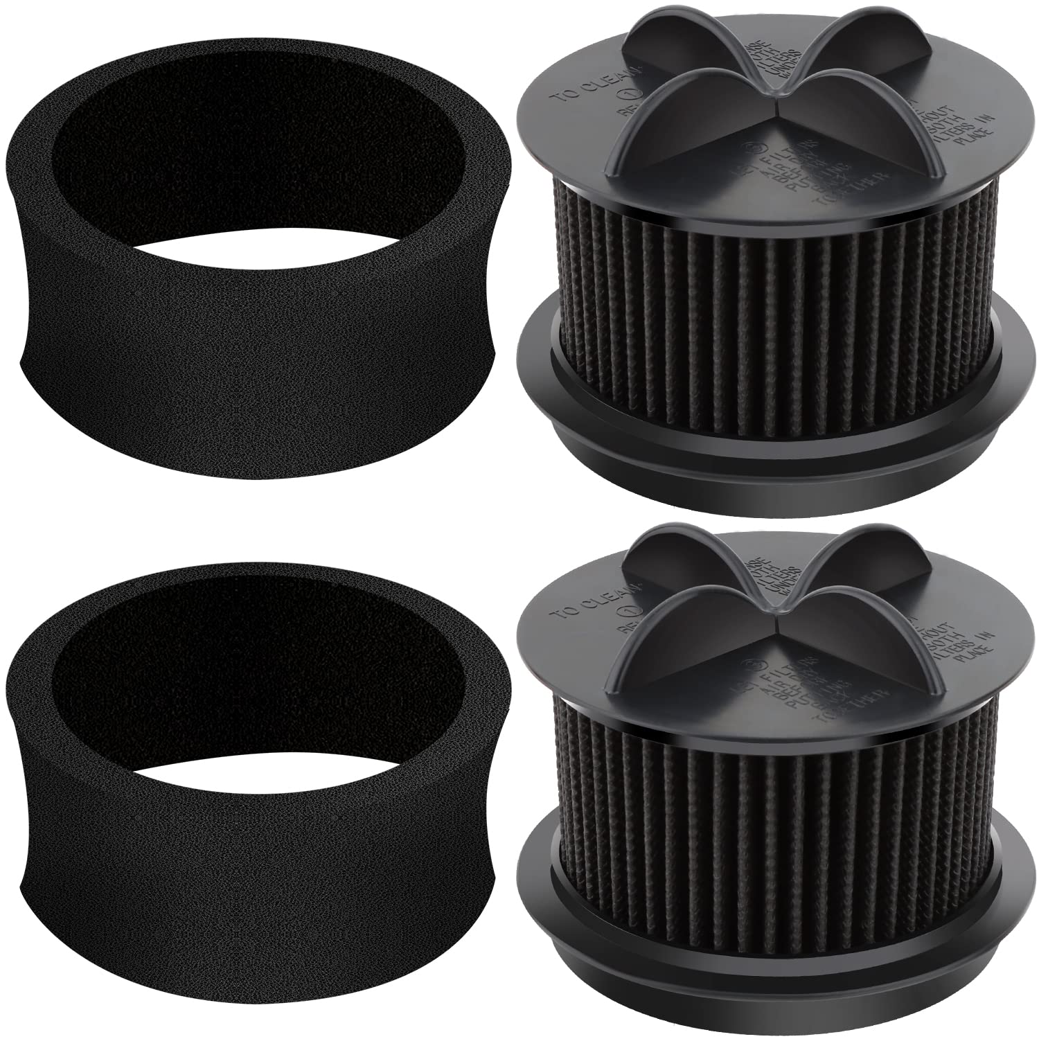 Leadaybetter 2 Replacement Foam & Filter Compatible With Style 9, 10 & 12, Replace Part # 2031085Es, 203108532065,2031183,32064 