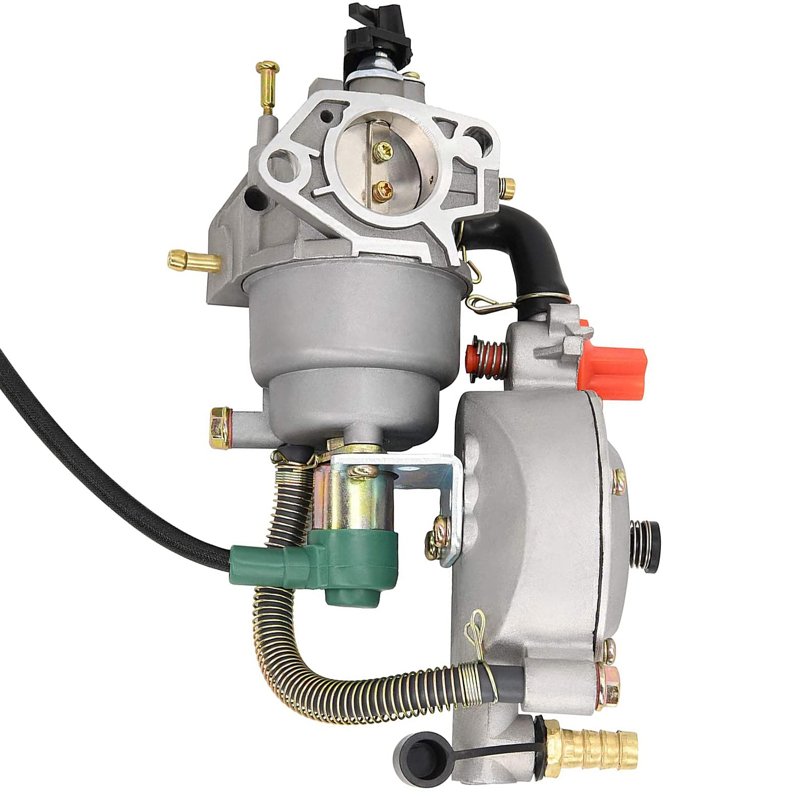 New Manual Choke Dual Fuel Carburetor Lpg Ng Conversion Kit 4.5 5.5Kw Gx390 188F