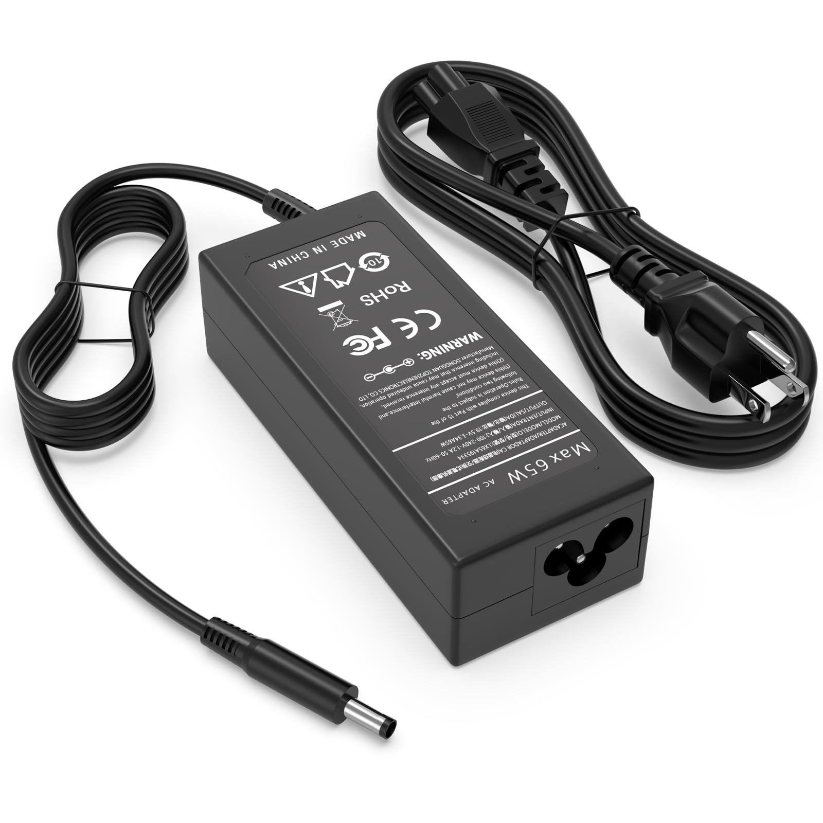 65W Ac Adapter For Dell Latitude 3540 3440 3420 3520 3430 3320 3340 Business Laptop Charger 4.5Mm Tip With 1 Meter Us Power Supp
