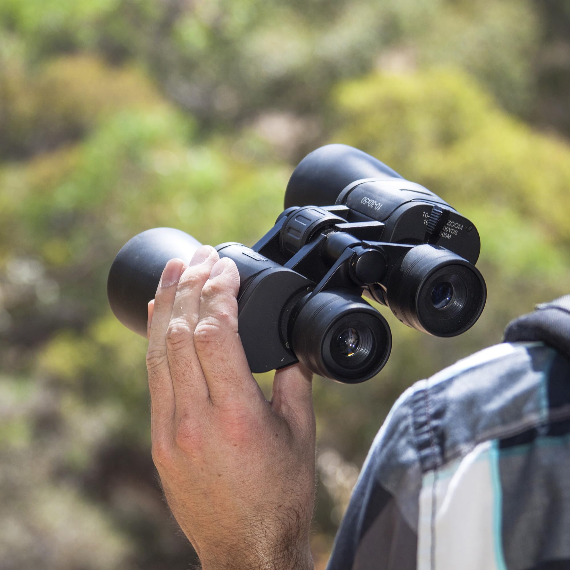 Barska Gladiator 10 30X50 Zoom Binoculars With Tripod Adaptor For Stargazing, Birding, Hiking, Sports, Travelling, Camping