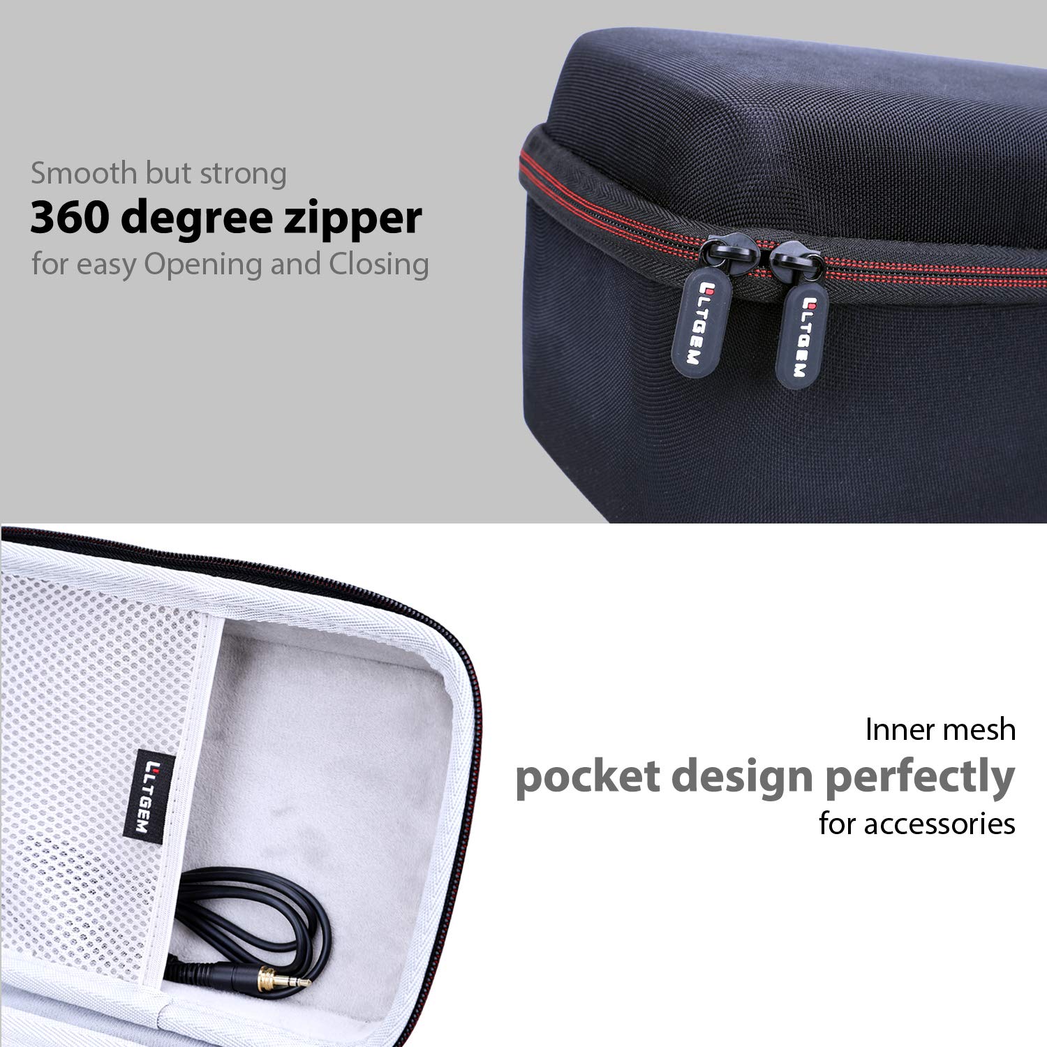 Ltgem Case Compatible With Logitech Blue Yeti/Blue Yeti X/Blue Yeti Pro Usb Microphone(Case Only)