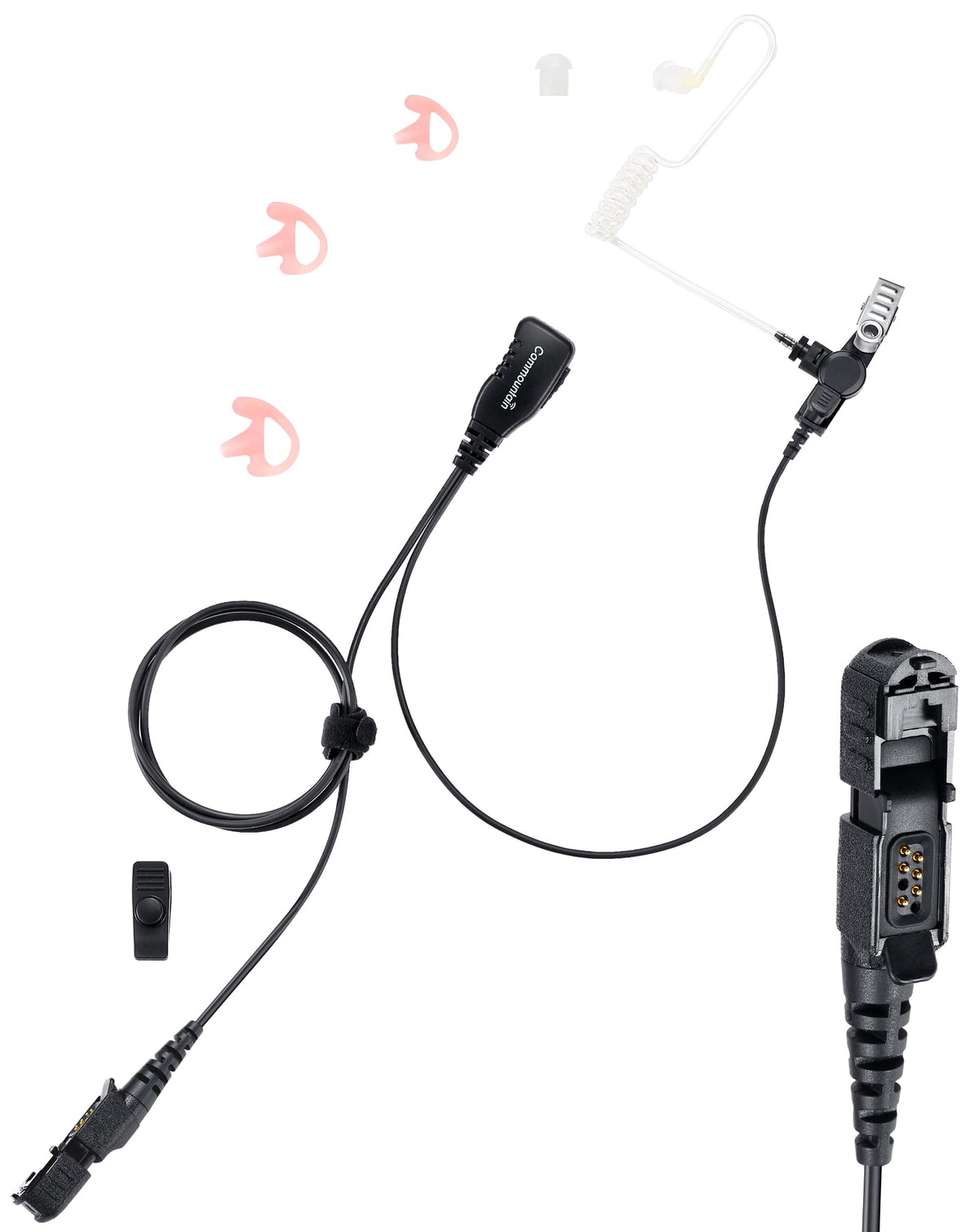 Commountain Xpr 3500E Xpr 3300E Earpiece With Mic Compatible With Motorola Radios Xpr 3300, Xpr 3500, Xpr3300E, Xpr3500E, Xpr330
