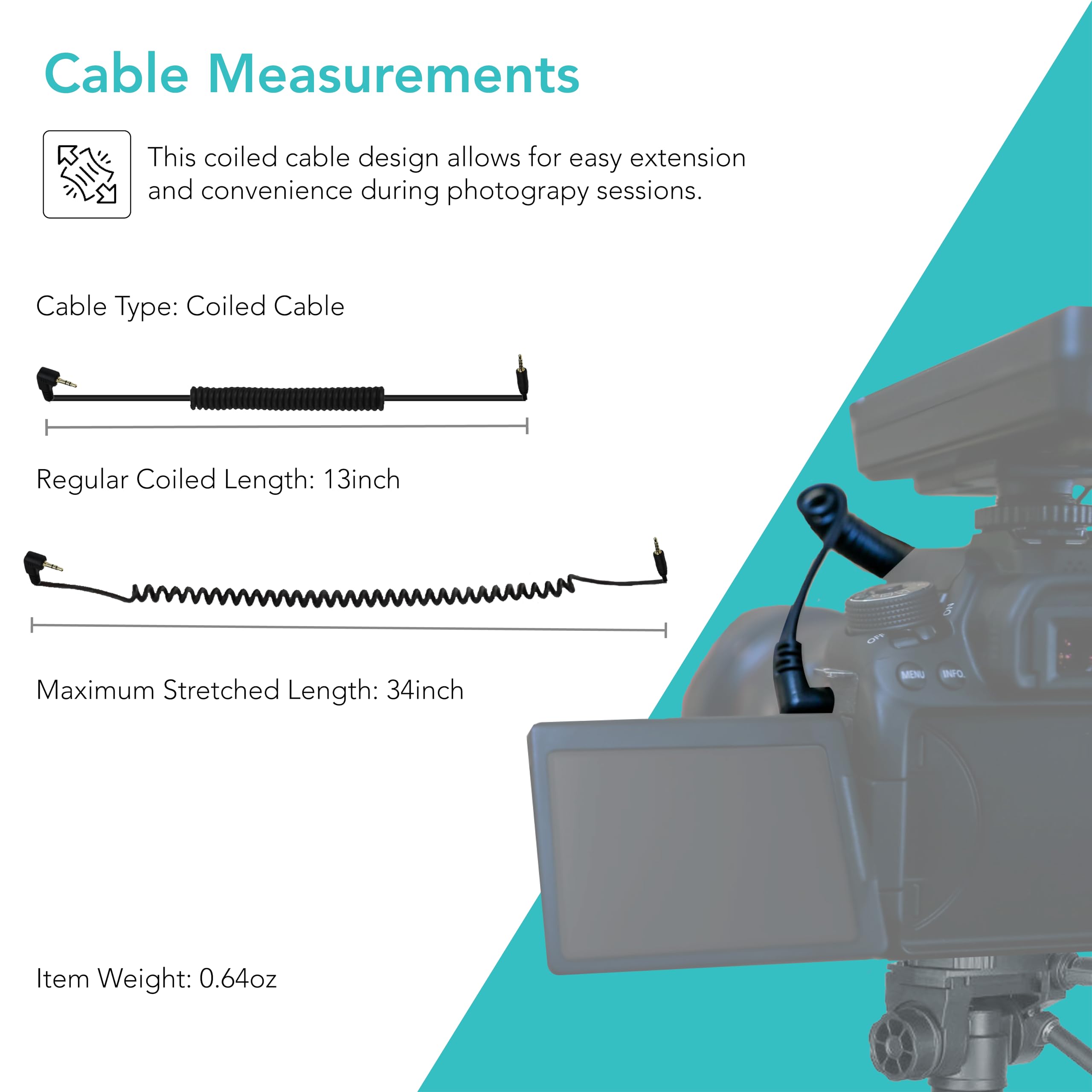 Foto&Tech 2.5Mm Remote Control Shutter Release Cable Compatible With Miops Trigger Compatible With Panasonic Lumix Dc-G9 Gh5/Dmc