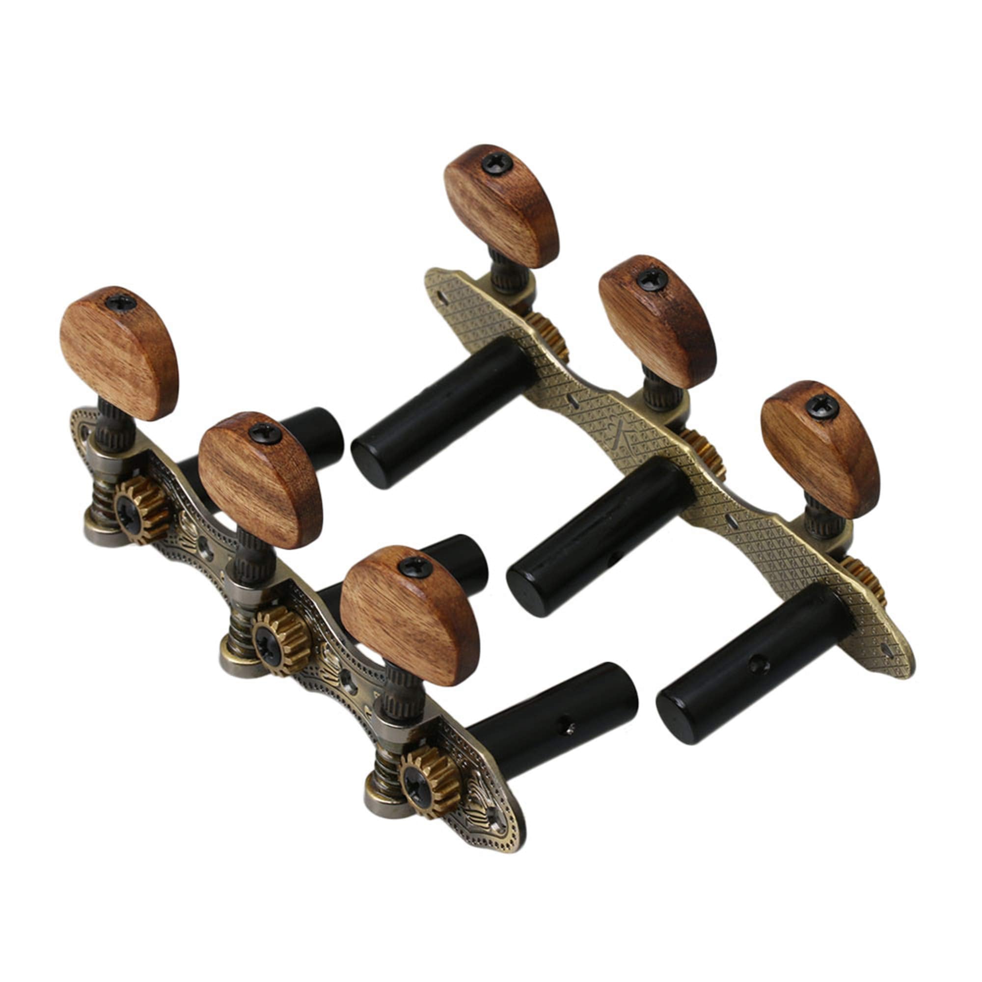 Mxfans 2Pieces Guitar Tuner Tuning Keys Pegs Machine Heads For Classical Guitar