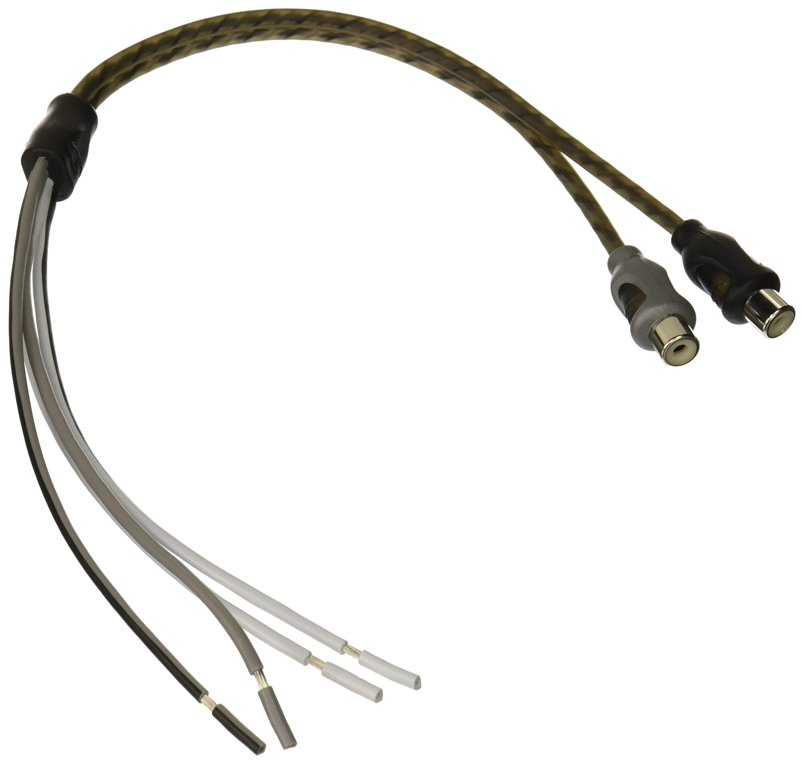 Rockford Fosgate Rfif2Sw Speaker Line To Female Rca Adapter