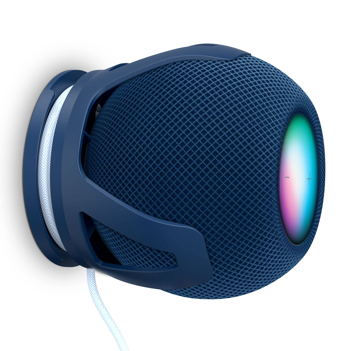 Plusacc For Homepod Mini Wall Mount   Holder Mount Compatible With Homepod Mini, No Muffled Sound, With Cord Management, Space S