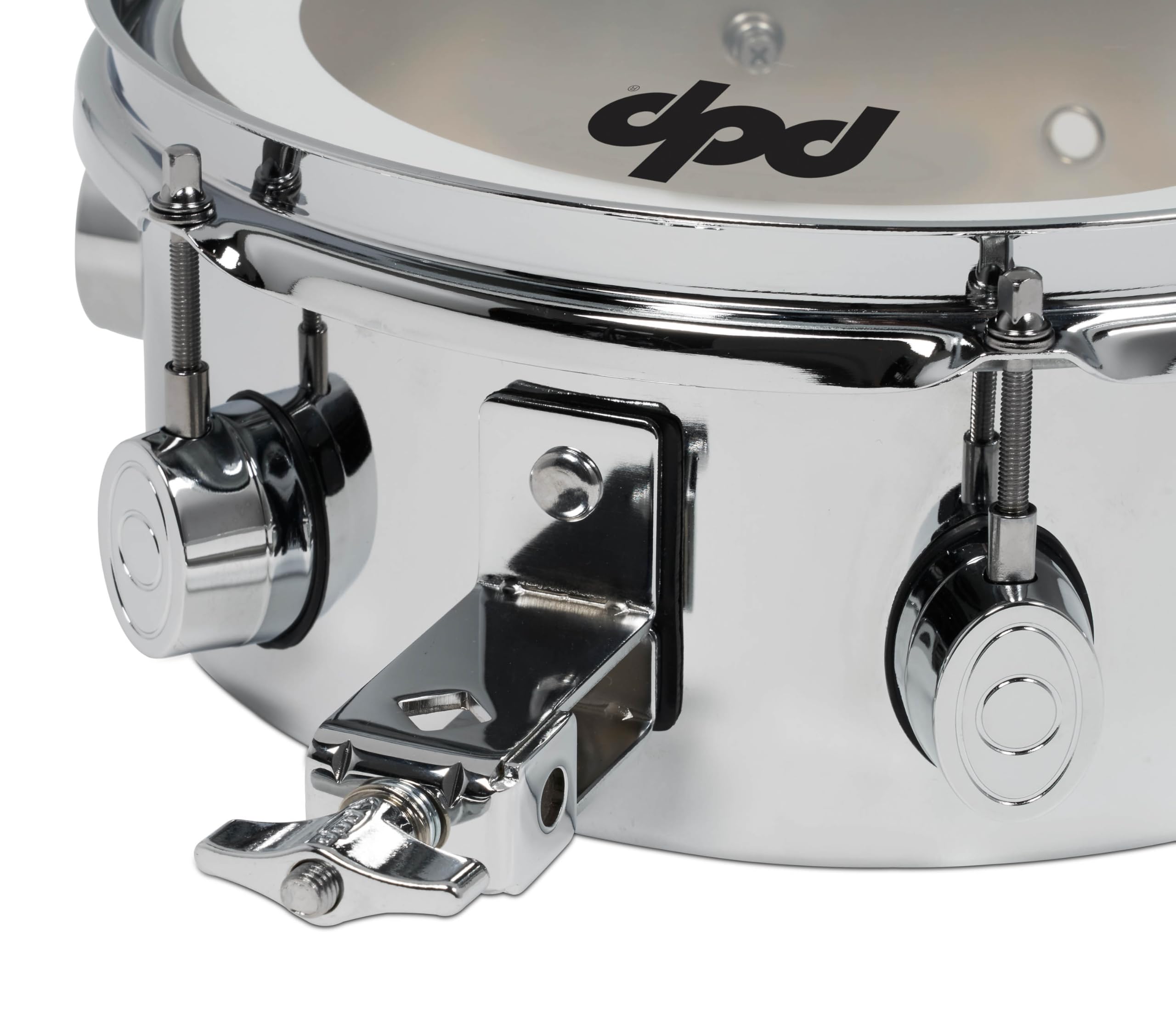Pacific Drums By Dw Mini Timbale, Chrome Plated Steel, 4X8