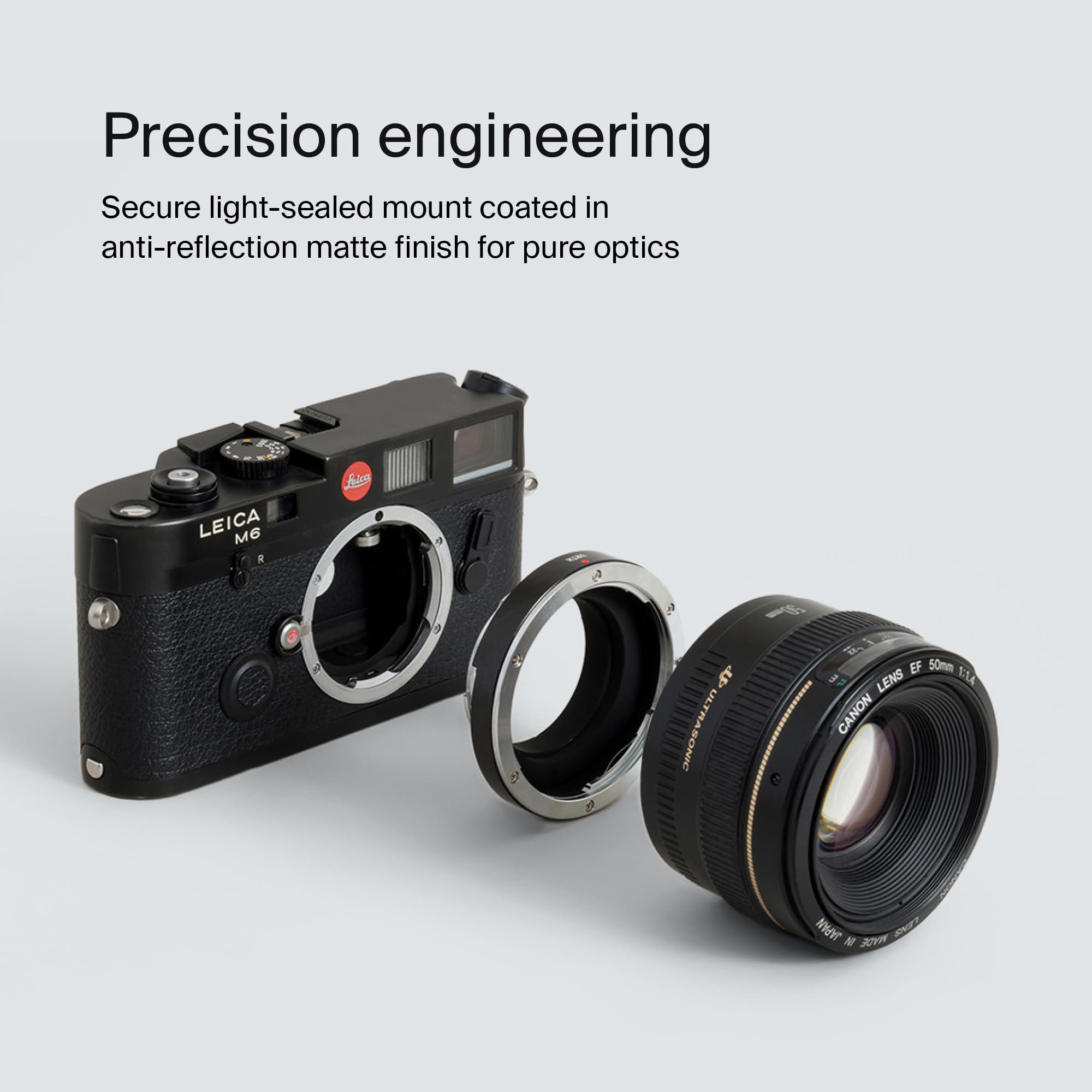 Urth Lens Mount Adapter: Compatible With (Ef/Ef S) Lens To Leica M Camera Body
