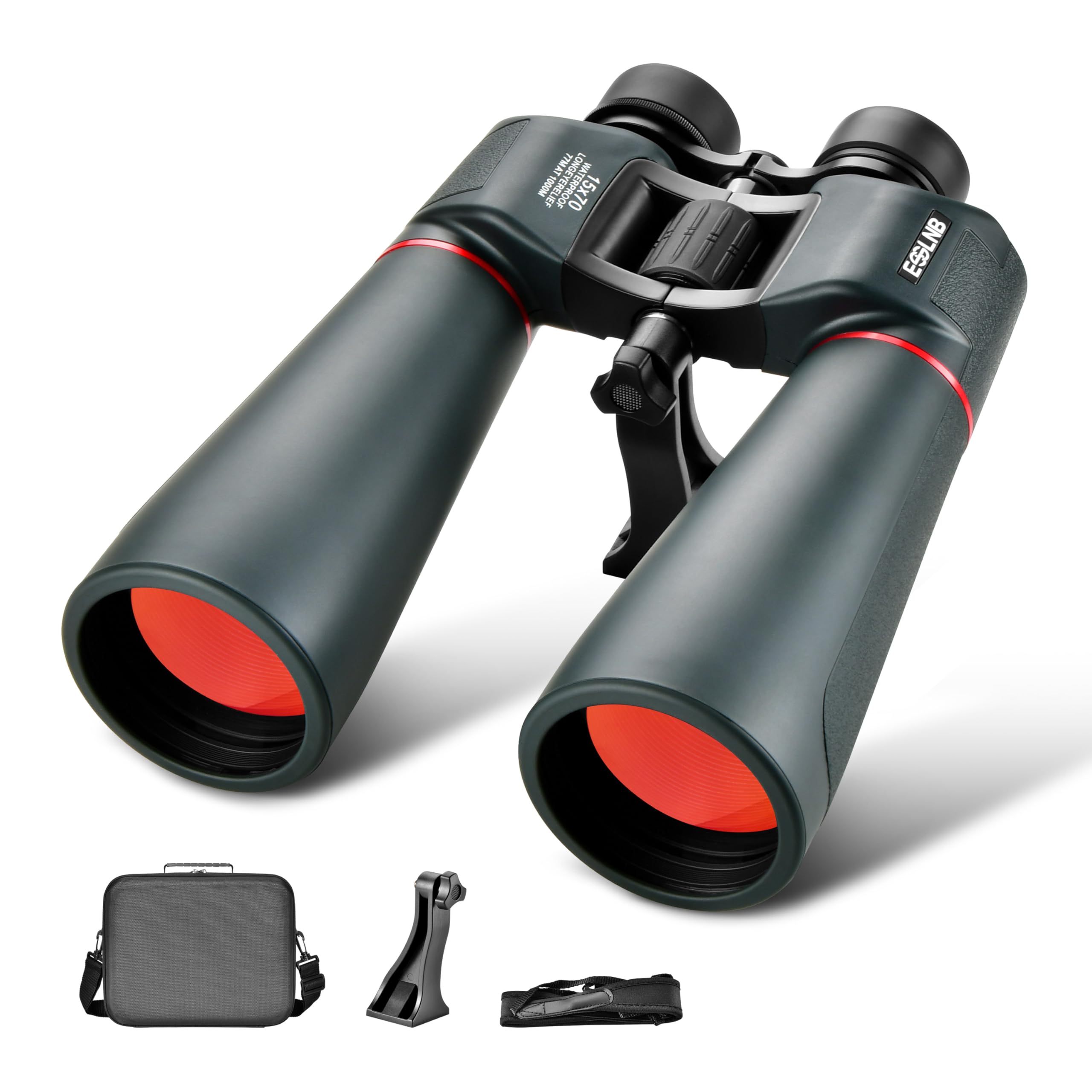 ESSLNB 15X70 Giant Binoculars Astronomy with Tripod Adapter Phone Adapter and Carrying Bag FMC Waterproof Binoculars for Adults