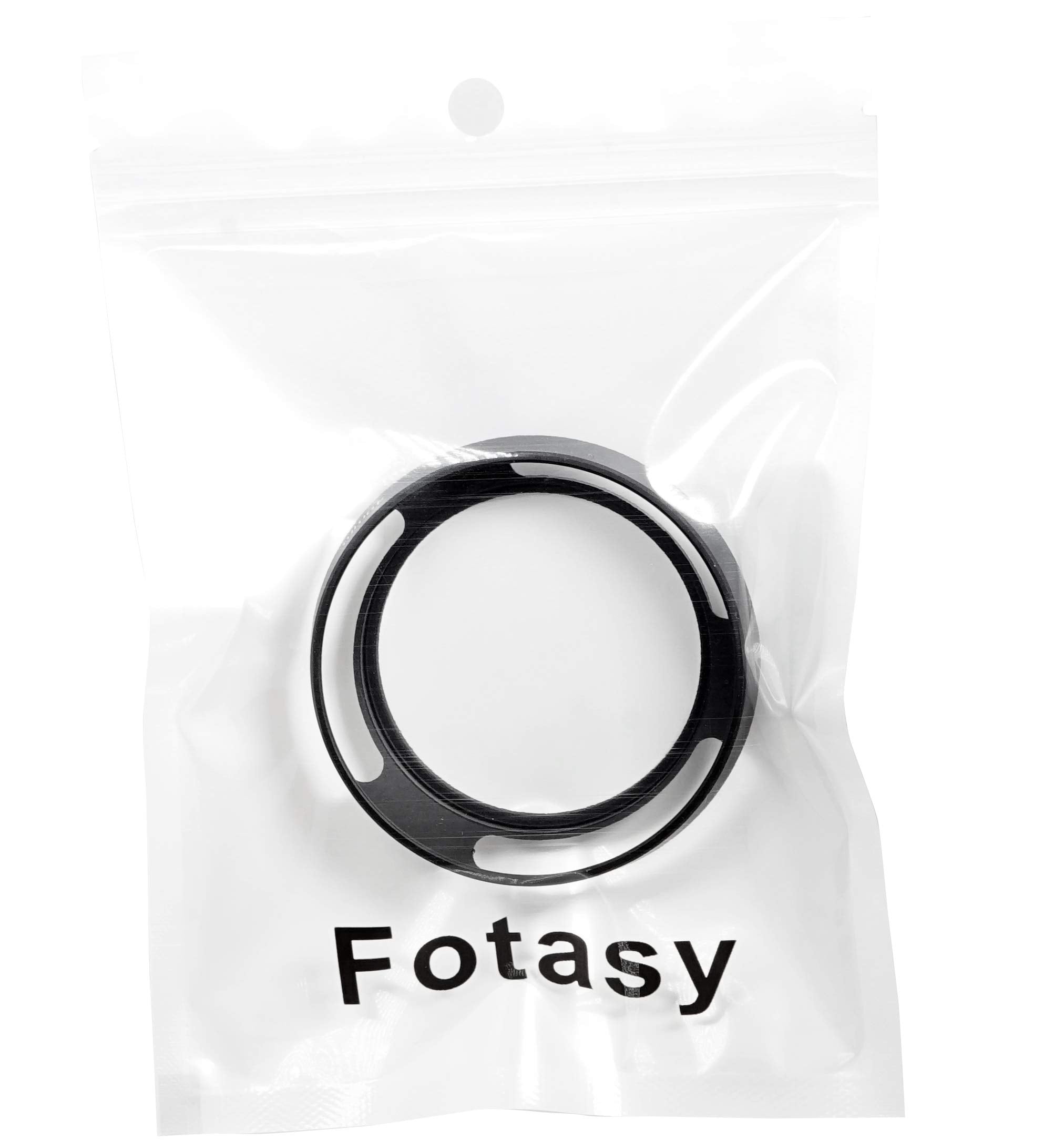 Fotasy 46Mm Metal Curved Lens Hood, 46Mm Vented Hood, 46Mm Lens Hood For Fuji Leica Leitz Panasonic Olympus Panasonic Sony Lens,