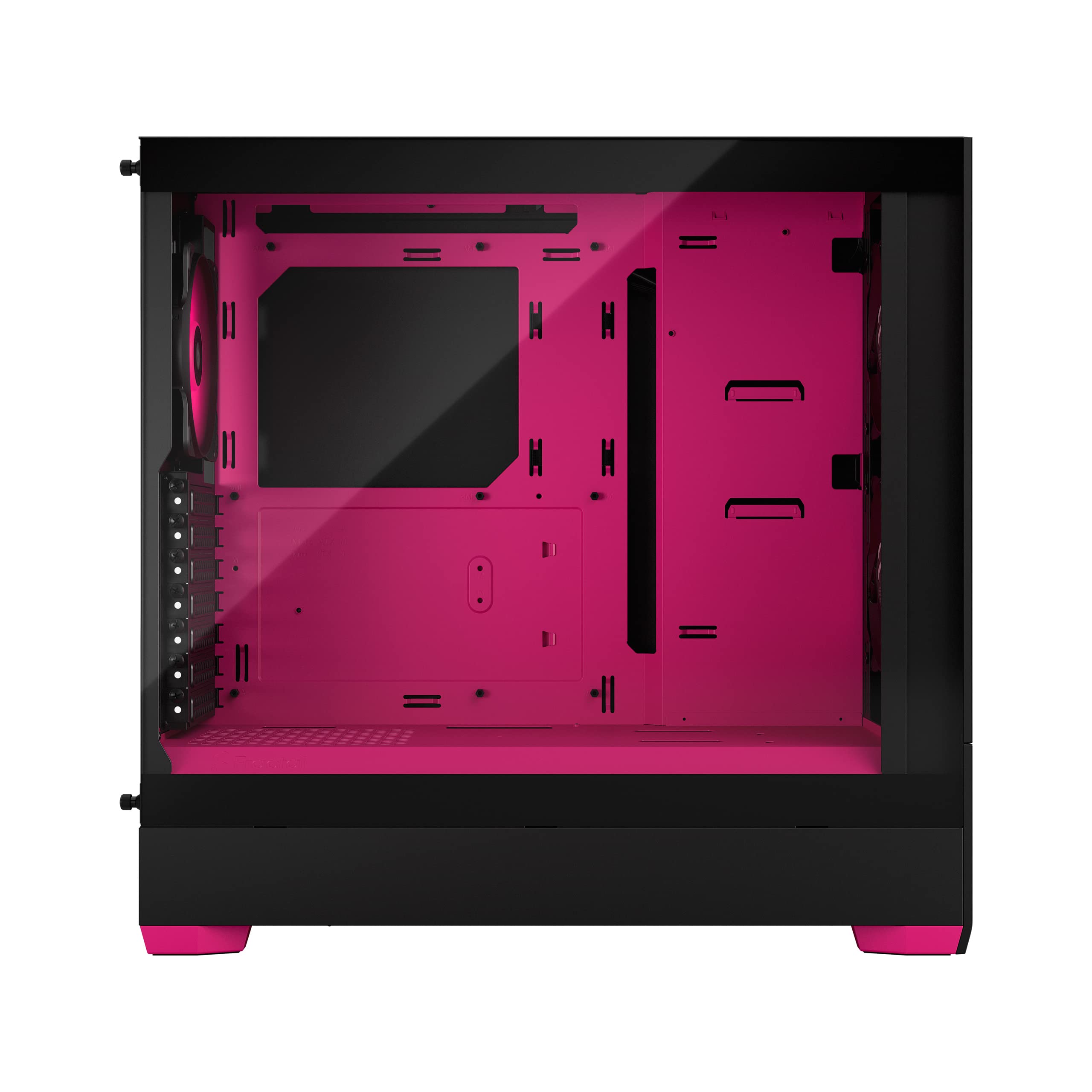 Fractal Design Pop Air Rgb Magenta Core Tempered Glass Clear Tint