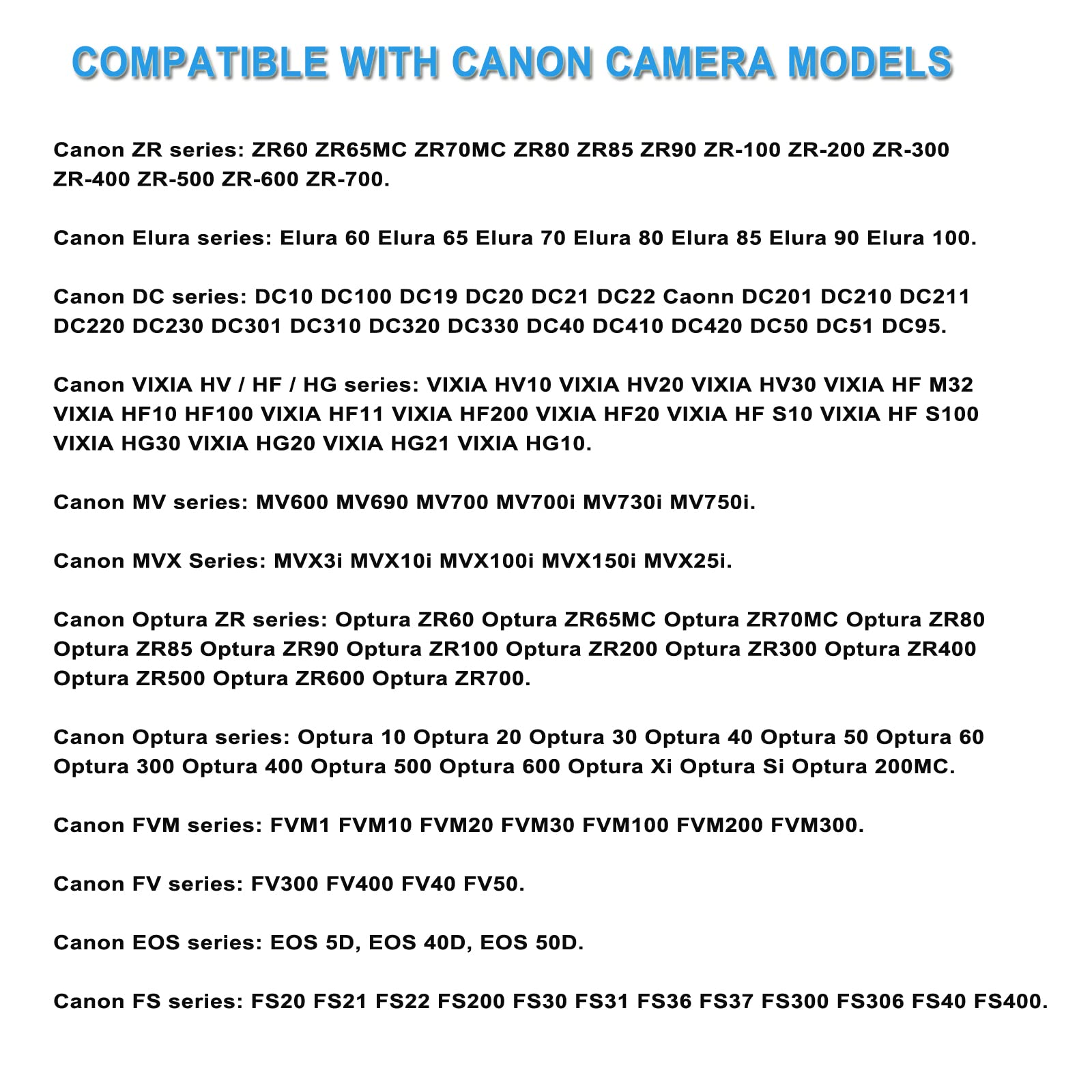 Tkdy Ca 570 Power Supply Adapter Camcorder Charger For Canon Vixia Camera, Fit For Canon Hv Hf Hg Series Xa25 Xa10 Xa 20 Xa30 Xa 30 Xa11, Hf G20 G30 Hf10 Hf100 Hg20 Hg21 Hg31 Hv10 Hv20 Hv30.