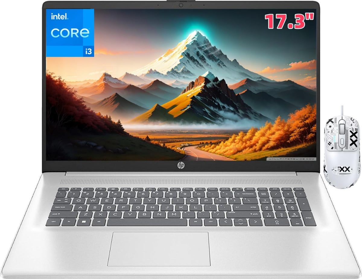 Hp 17 Laptop For Business, 17.3    Fhd Display, 12Th Gen Core I3 1215U Processor, 16 Gb Ram, 1 Tb Ssd, Intel Uhd Graphics, Hd Ca