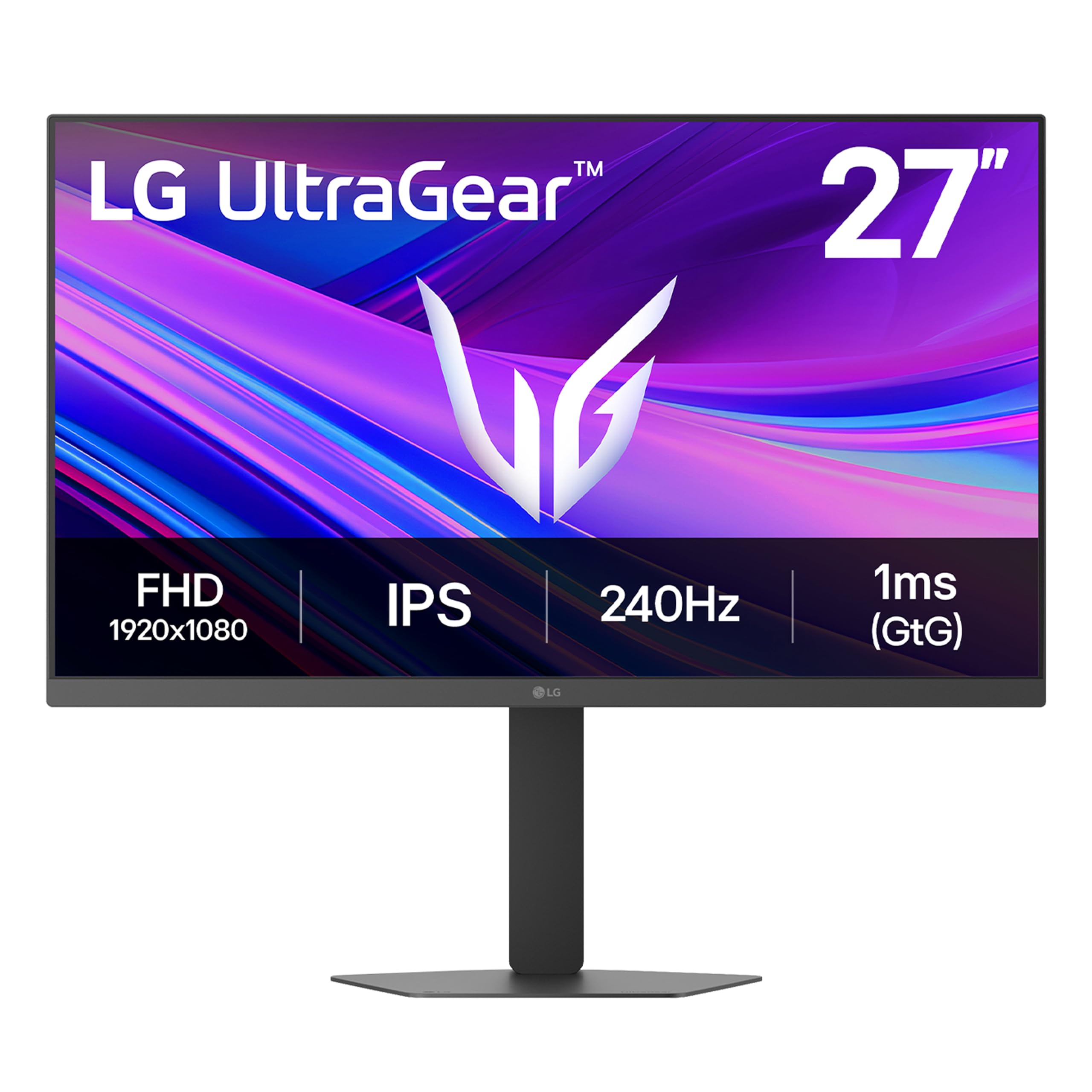 LG 27G440A-B 27-Inch Ultragear Full HD (1920 x 1080) IPS Gaming Monitor, 240Hz, 1ms, G-SYNC Compatible, FreeSync Premium, HDMI 2