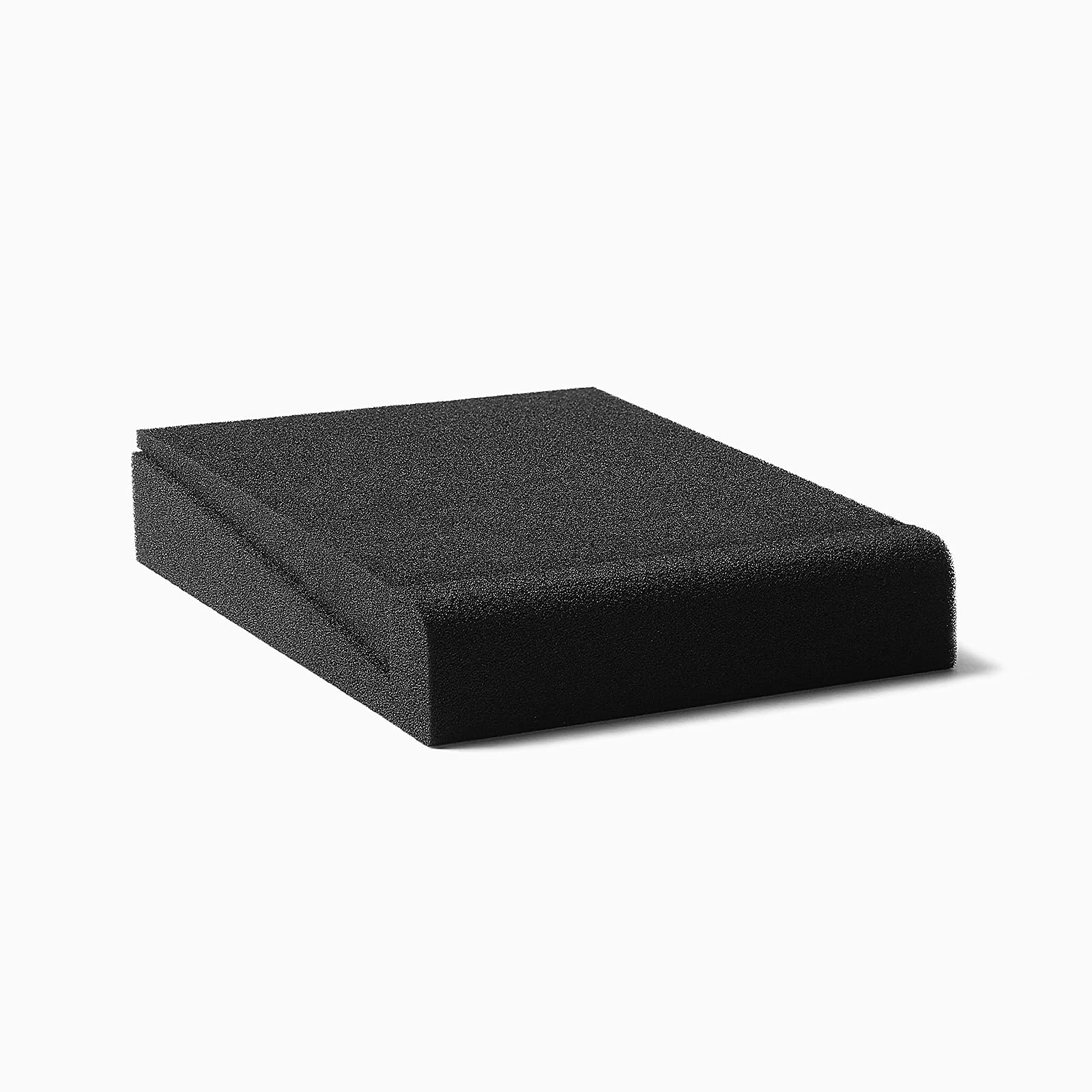 Ss5 Studio Monitor Isolation Pads, High Density Acoustic Foam Tilted Tabletop & Desktop Speaker Stands For Midsize Bookshelf Com