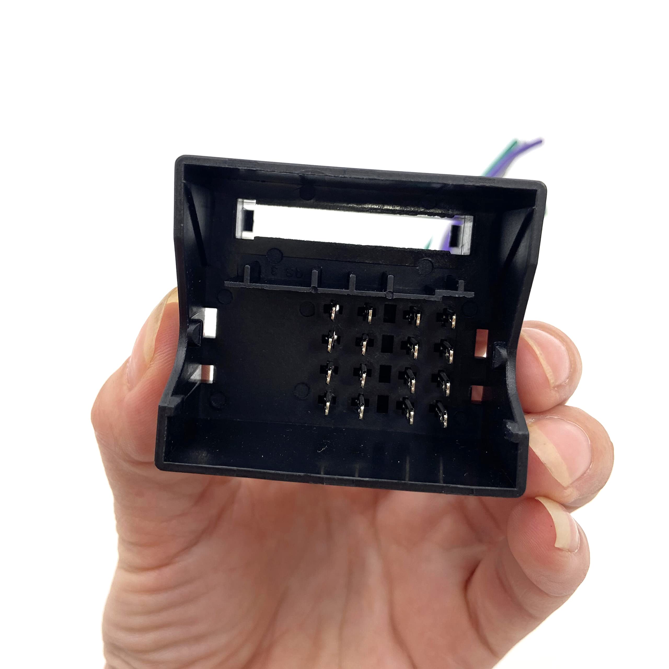 Thewinio Stereo Radio Wiring Harness Replacement For Volkswagen, Vw, Bmw, Audi Aftermarket Replacement Install Power/Speaker Cab