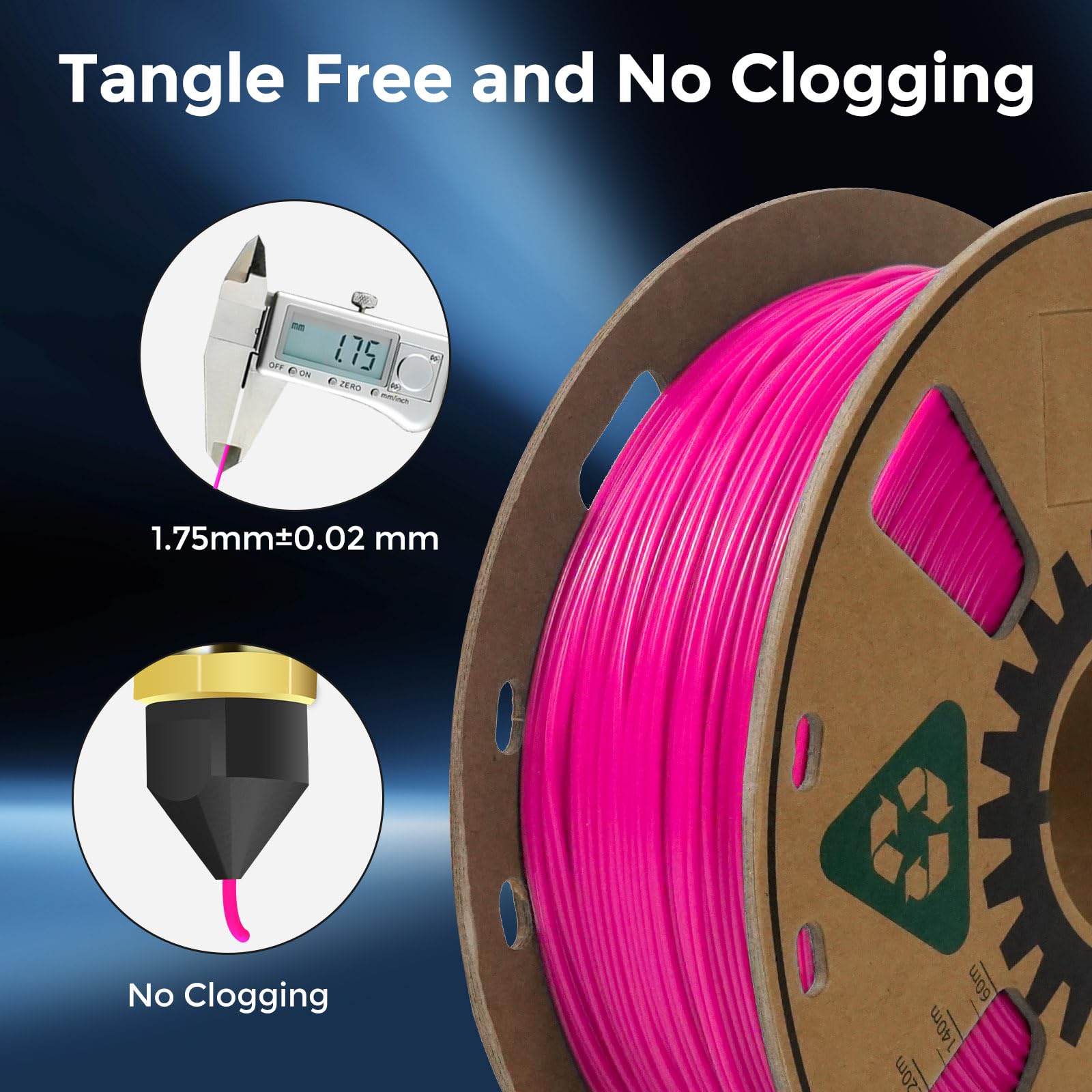 Creator High Speed Pla 3D Printer Filament 1.75Mm, Rapid Pla For Max 500Mm/S High Speed Printing, High Toughness, Dimensional Ac