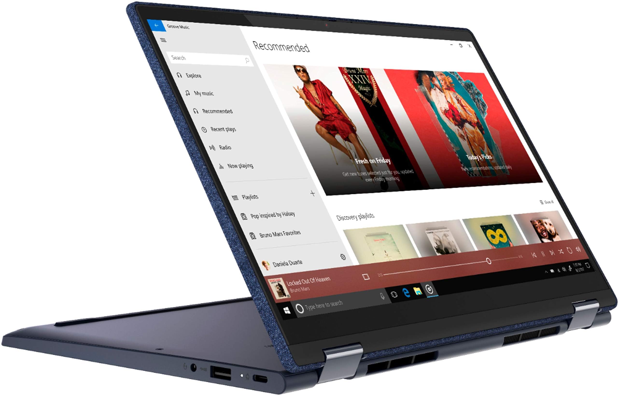 Lenovo Yoga 6 13.3 2-in-1 13.3 Touch Screen Laptop - AMD Ryzen 5-8GB Memory - 256GB SSD - Abyss Blue Fabric Cover