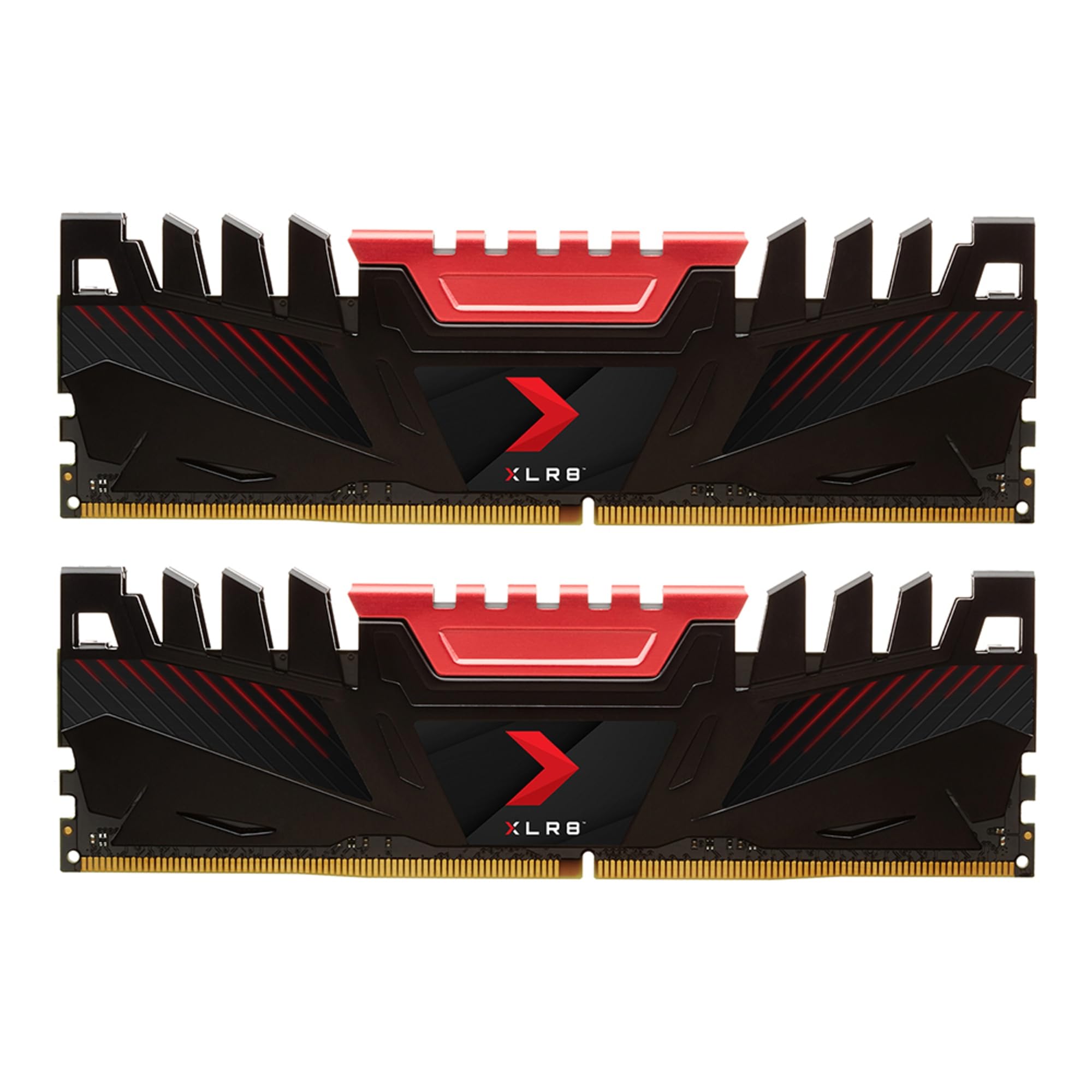Pny Xlr8 Gaming 16Gb (2X8Gb) Ddr4 Dram 3200Mhz (Pc4 25600) Cl16 1.35V Dual Channel Desktop (Dimm) Memory Kit   Md16Gk2D4320016Ax
