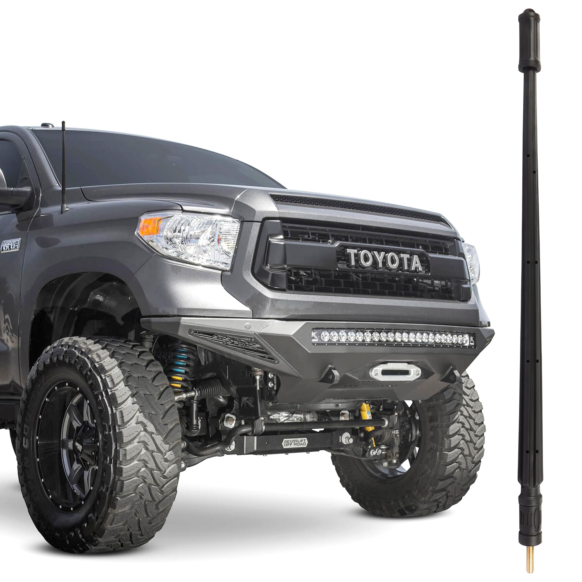 Basiker Antenna Fit For 1995 2024 Toyota Tundra Tacoma Fj Cruiser, Toyota Accessories, 13 Inch Truck Car Tundra Tacoma Antenna R