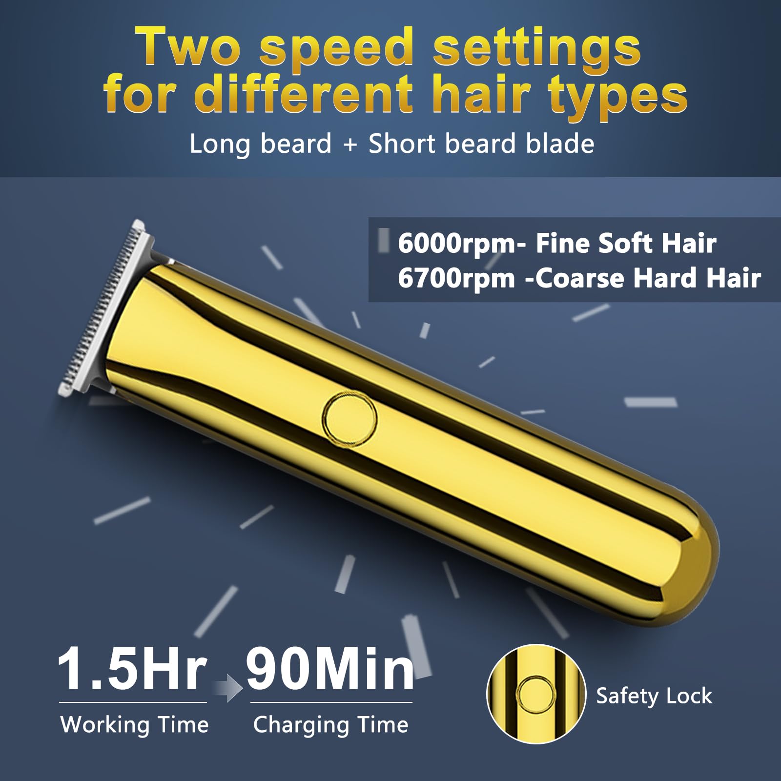 Gsky Hair Clippers For Men, Professional Clippers And Trimmers Set, Cordless Clippers For Hair Cutting, Beard Trimmer, Barber Cl