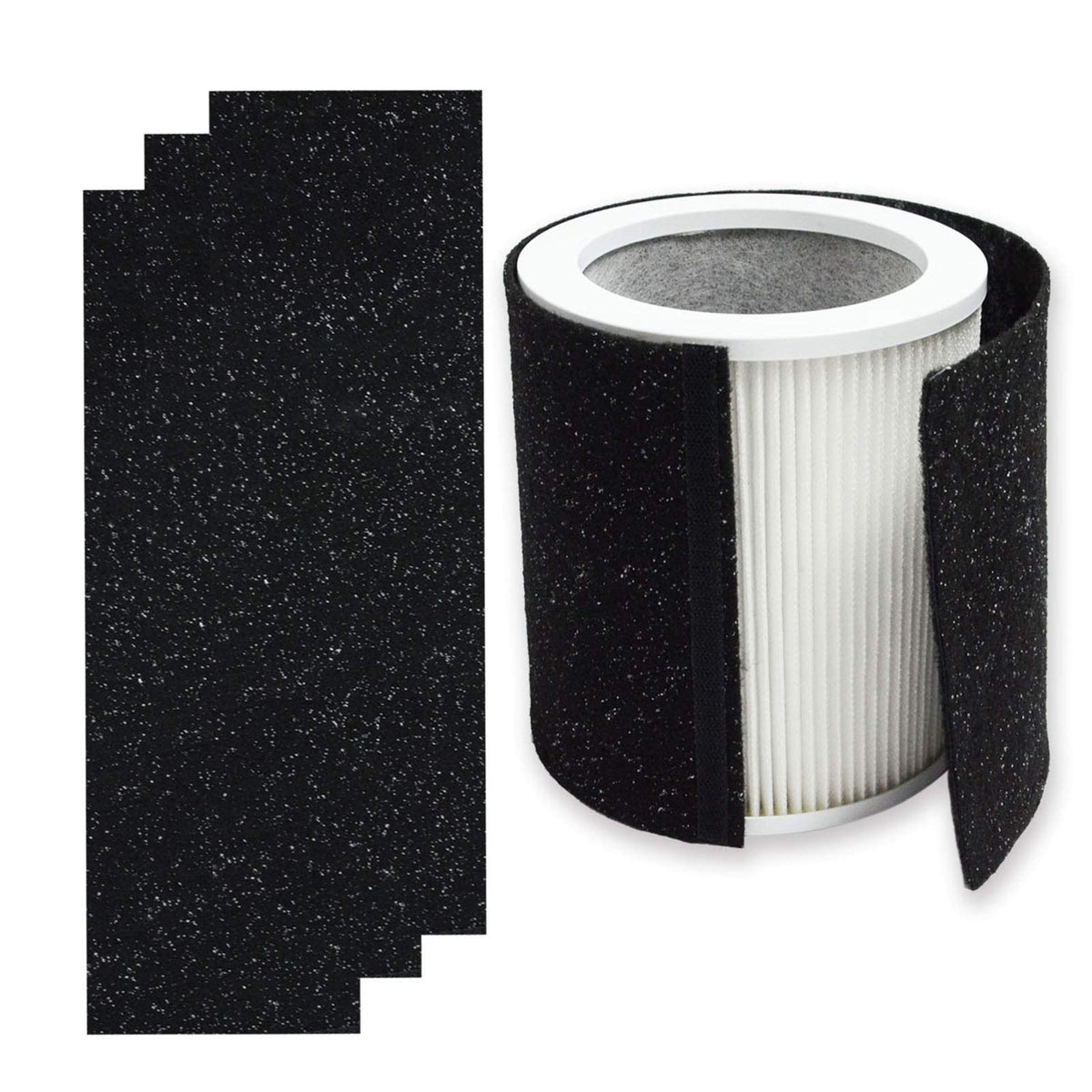 Pureburg Replacement True Hepa Filter Kit Compatible With Hunter H Hf400 Vp H Pf400 Fit Hunter Hp400 Cylindrical Tower Air Purif