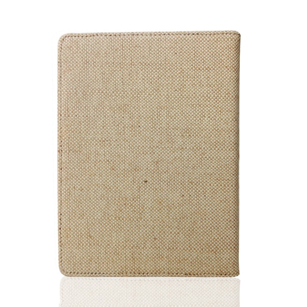 Enjoy Unique Natural Linen Case Cover For 6' Ebook Reader Universal Hemp Case Cover For Sony/Kobo/Tolino/Pocketbook 6Inch Ebook Reader (Sahara Brown)
