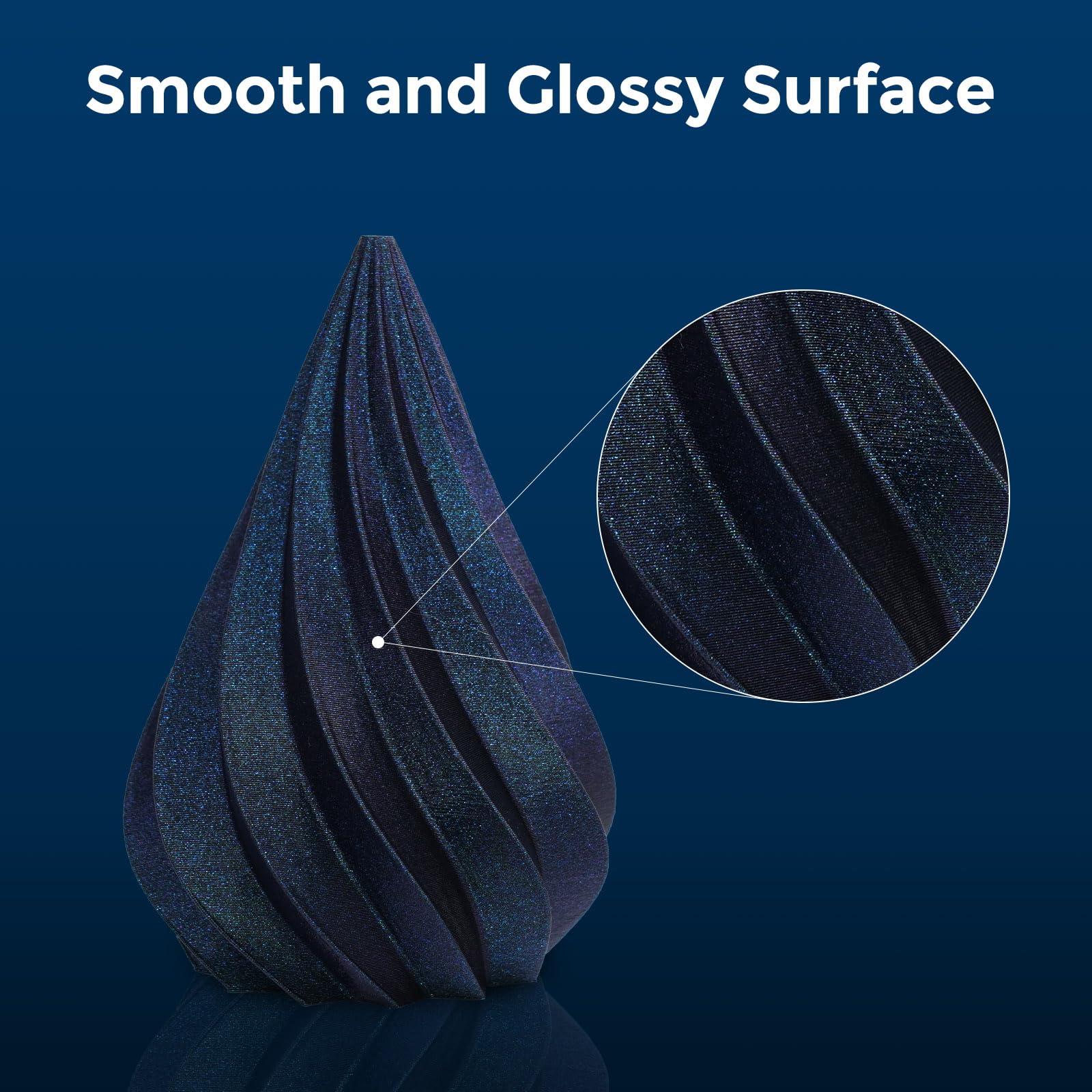 Creator High Speed Pla 3D Printer Filament 1.75Mm, Rapid Pla For Max 500Mm/S High Speed Printing, High Toughness, Dimensional Ac