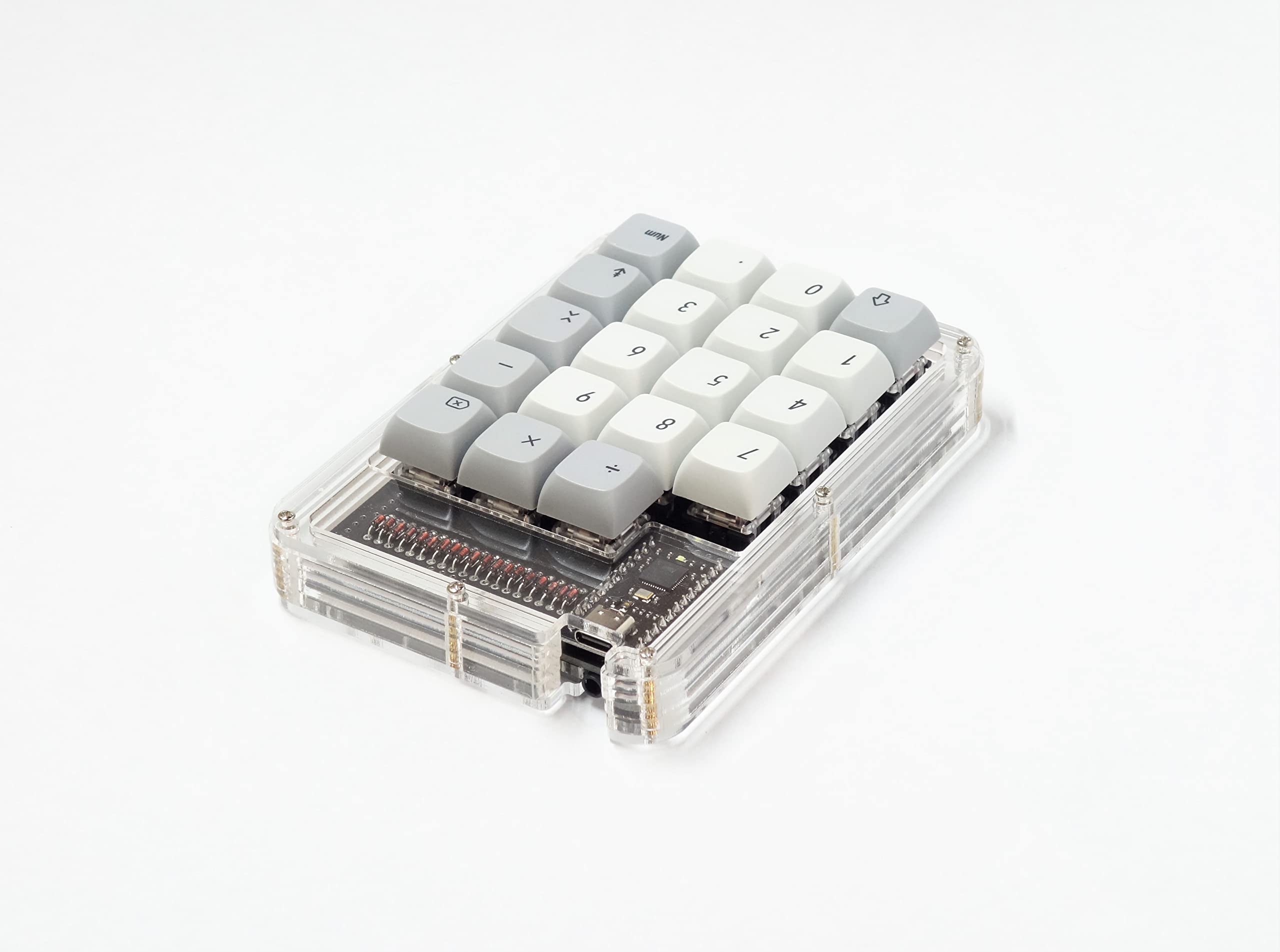 Nullbits Stacked Acrylic Case For Tidbit 19 Key Numpad Kit