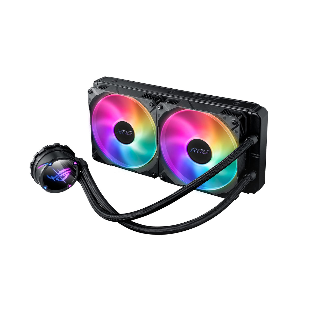 Asus Rog Strix Lc Ii 280 Argb All In One Liquid Cpu Cooler(Aio) With Aura Sync, Amd Am4/Tr4, And Intel Lga 1150/1151/1155/1156/1