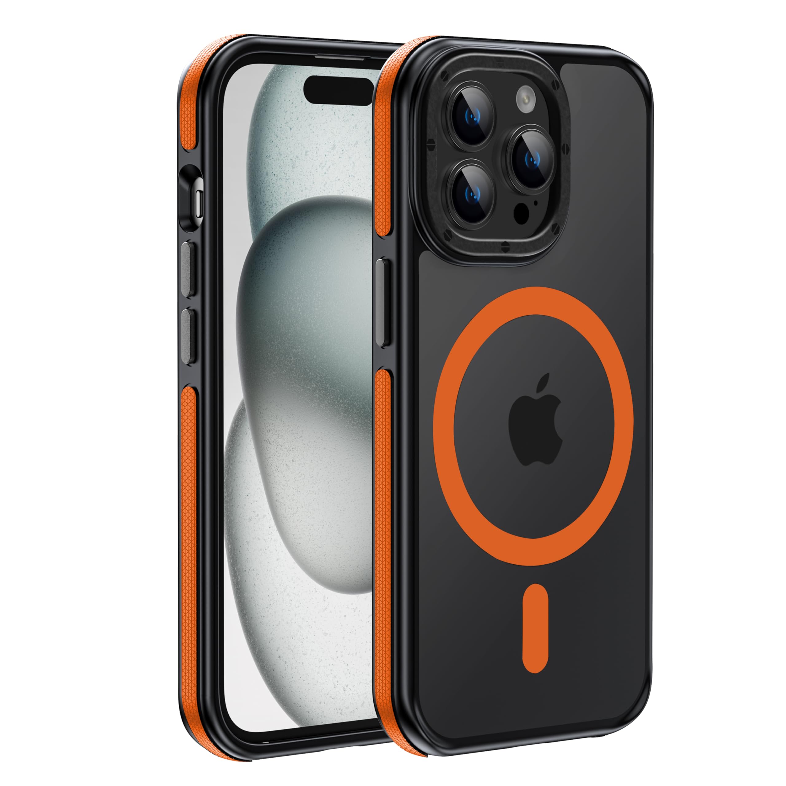 Yzoiko Strong Magnetic Case For Iphone 14 Pro Max [10Ft Military Grade Protection] Compatible With Magsafe Shockproof Slim Thin