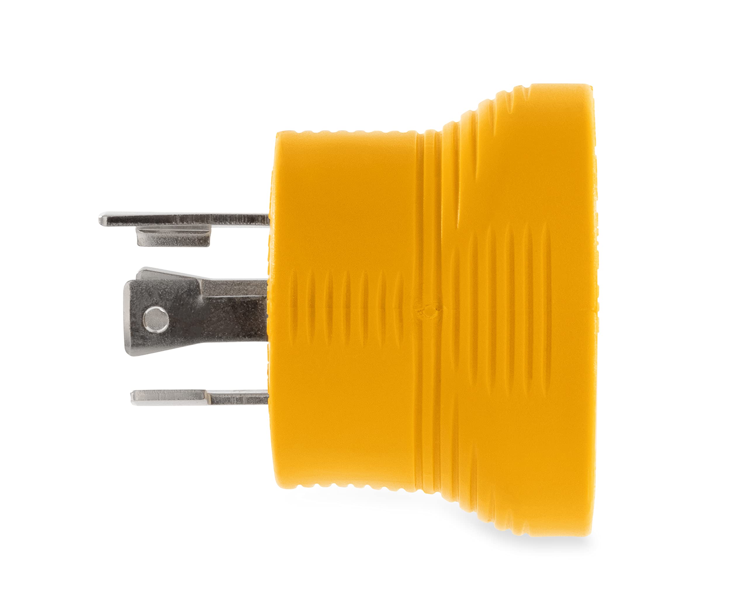 Camco 55338 Powergrip 30 Amp 4 Prong Generator Adapter , Yellow