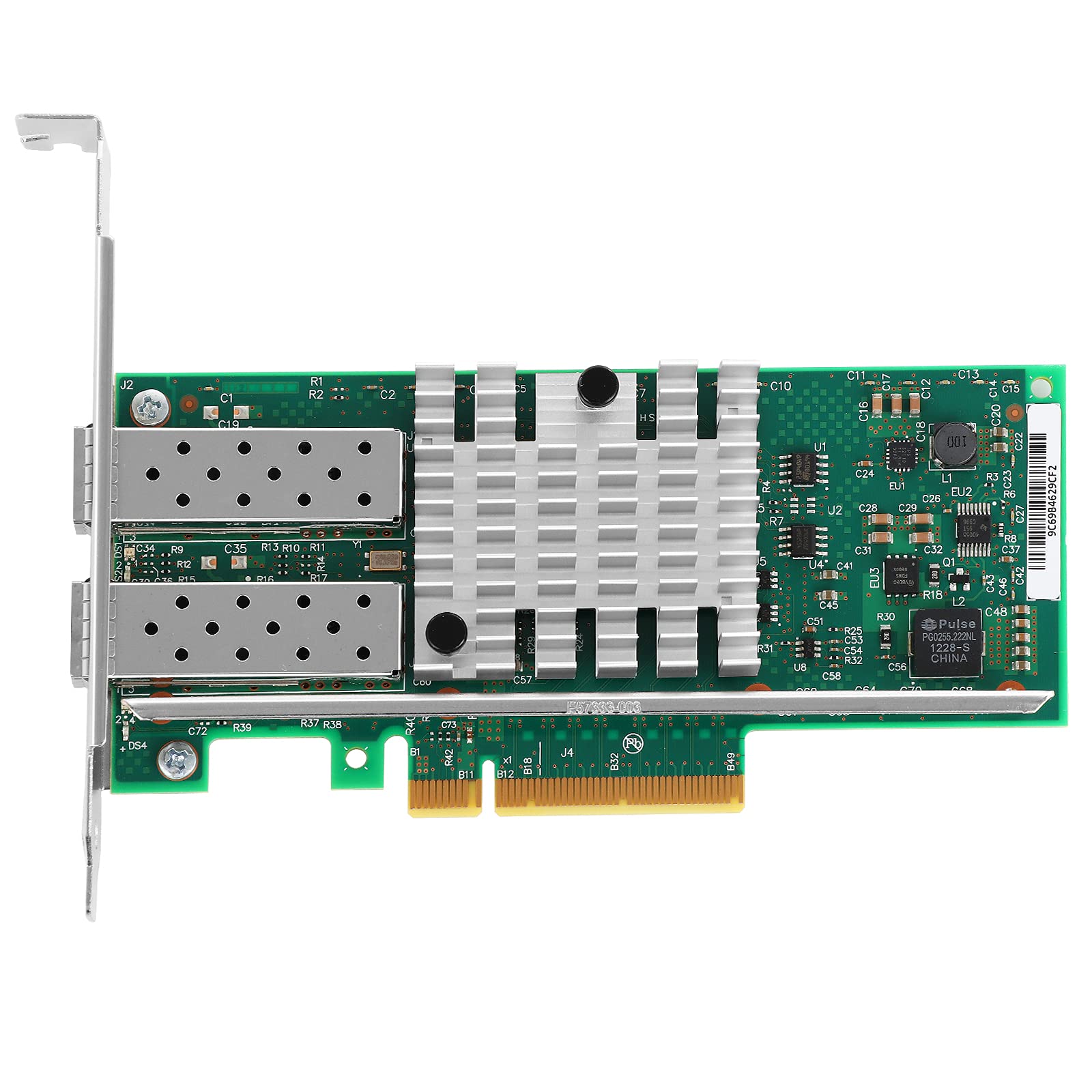 Vogzone For Intel X520 Da2/X520 Sr2 10Gbe Converged Network Card Dual Sfp+ Port Pci E X8 With Intel 82599Es Chip