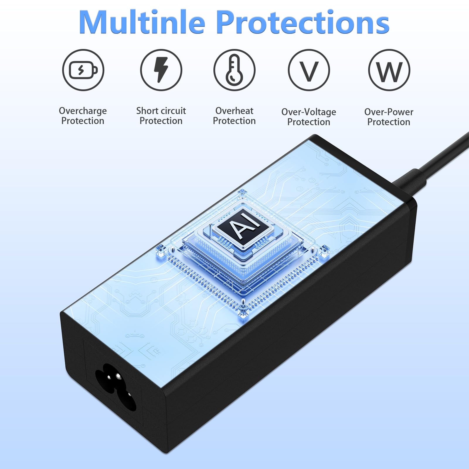 N20C5 N23C3 N20C4 N19H2 45W 3.0*1.1Mm Ac Charger Fit For Acer A515 45 R74Z A515 46 A315 23 A315 24P A115 31 A515 56 A115 32 A515