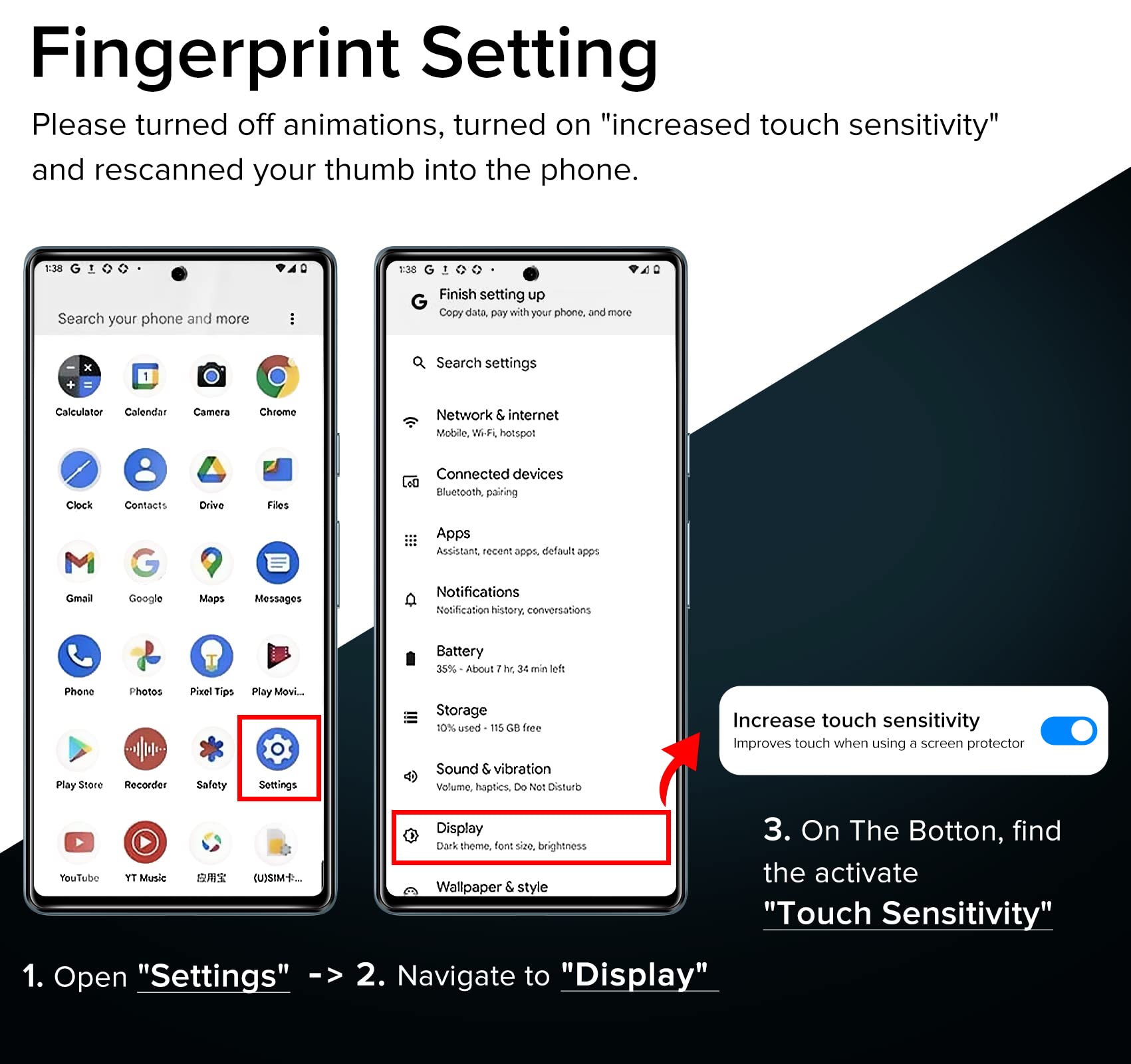 Ivoler Screen Protector For Google Pixel 7A Tempered Glass Film [2 Pack] With [2 Pack] Camera Lens Protector Tempered Glass With