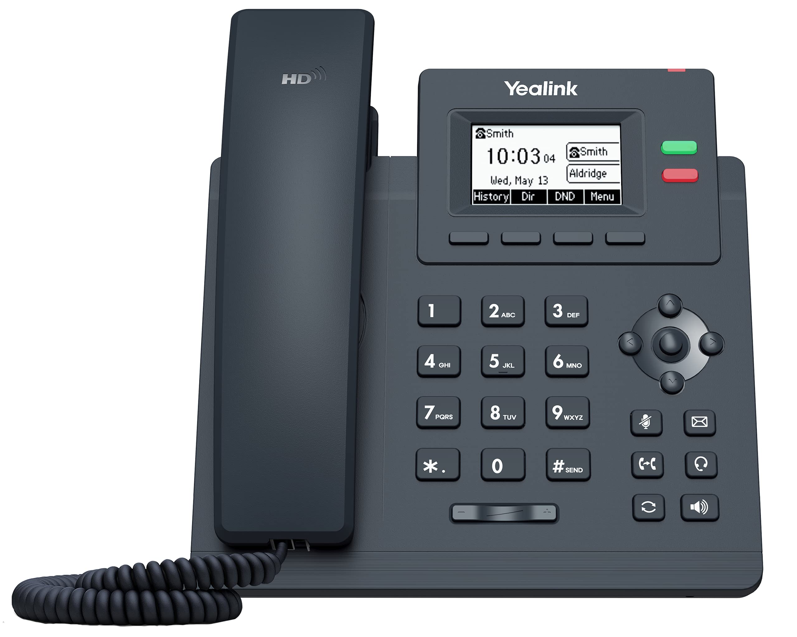 Yealink T31G Ip Phone, 2 Voip Accounts. 2.3-Inch Graphical Display. Dual-Port Gigabit Ethernet, 802.3Af Poe, Power Adapter Not I