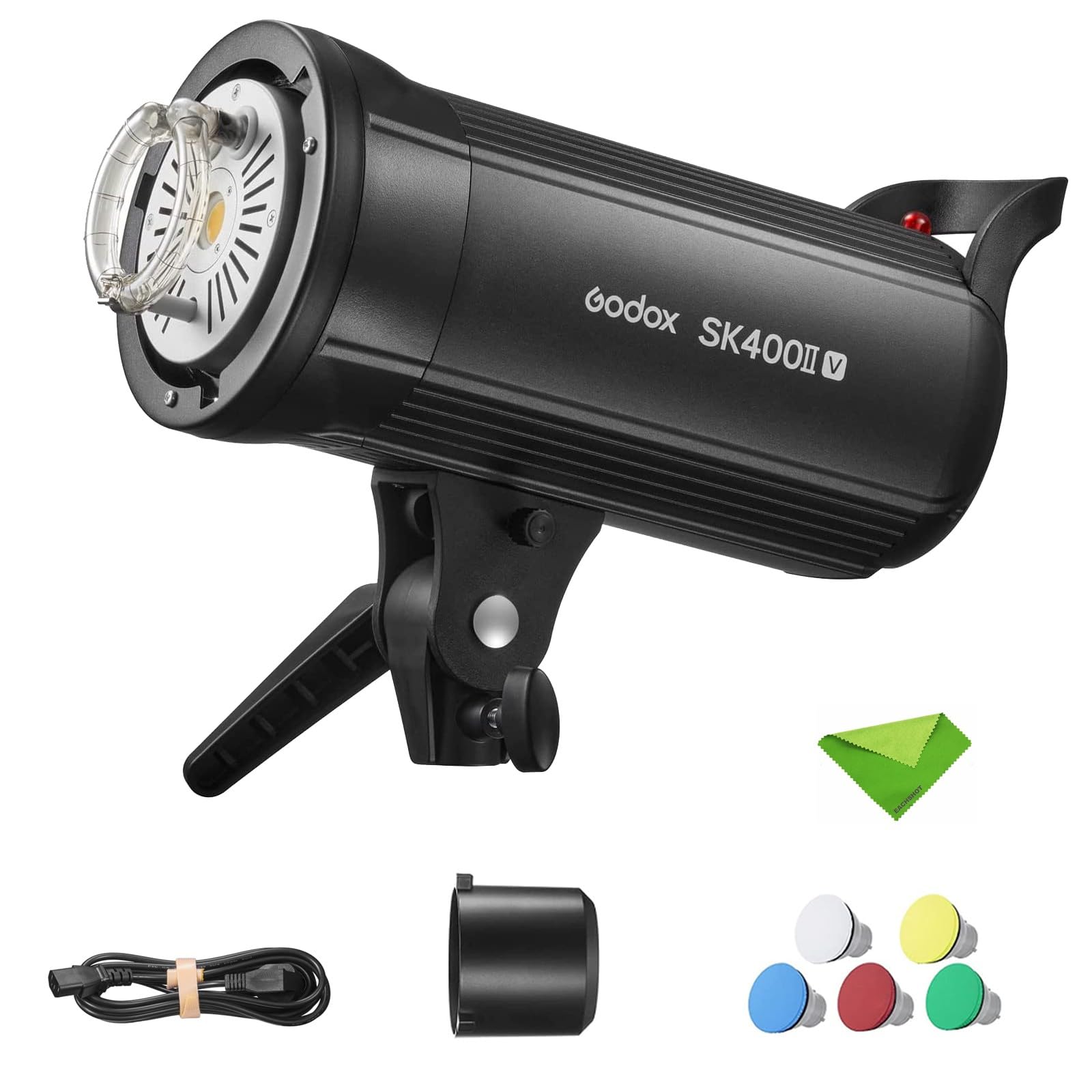Godox Sk400Iiv 400Ws Strobe Studio Flash Gn65 5600K 2.4G With Led Modeling Lamp Bowens Mount Monolight Strobe Light For Studio,