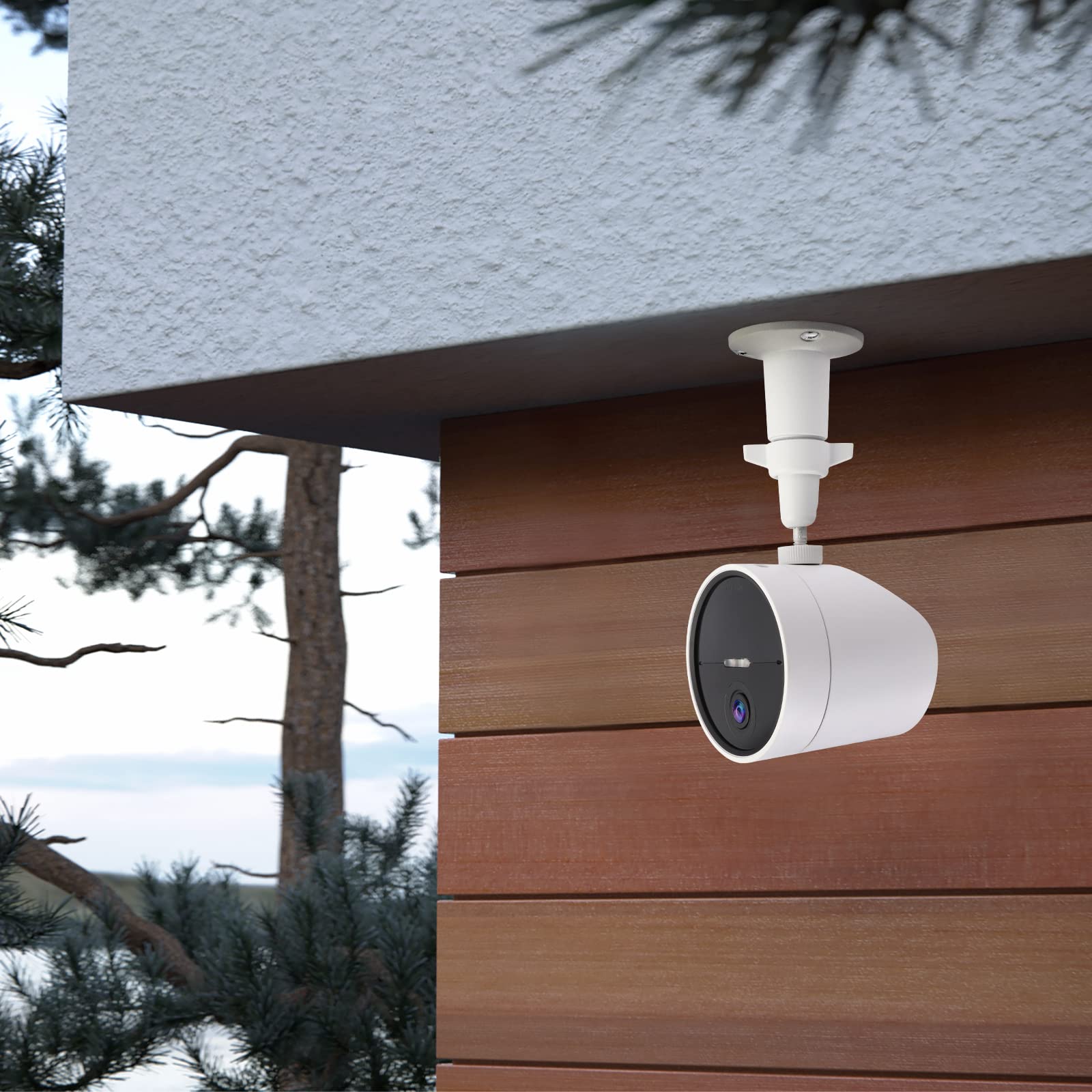 Uyodm 2 Pack Wall Mount Holder Compatible With Simplisafe Outdoor Security Camera, 360�Rotation Security Bracket With 1/4 Screw Thread , Camera Not Included (White)