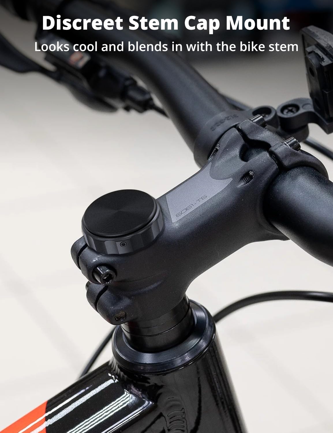 Supmega Airtag Bike Mount, Hidden Bicycle Stem Cap Mount For Airtag, Anti Theft Bike Gps Tracker Accessory Waterproof Airtag Hol