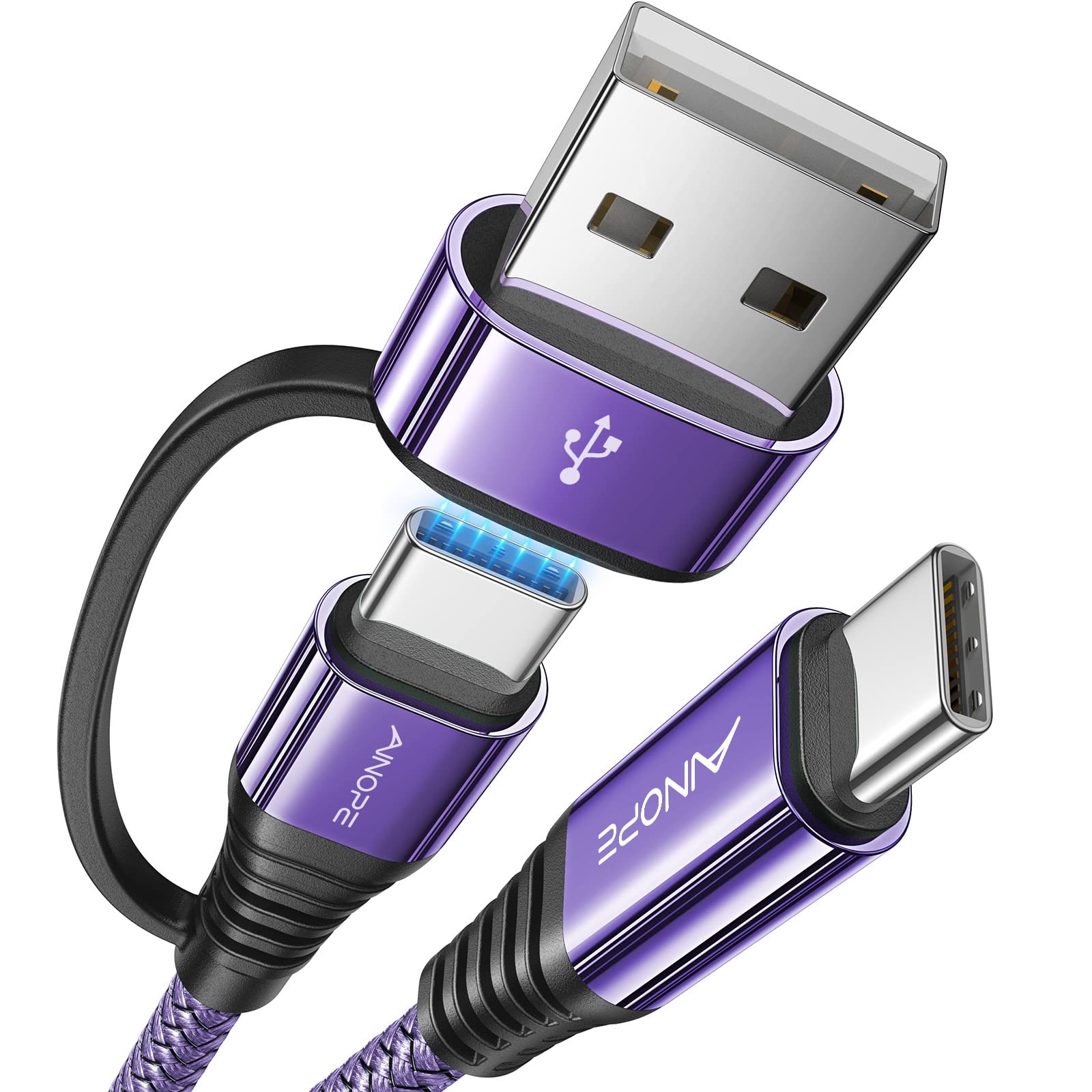 Ainope Type C Charger Fast Charging 3.1A 10Ft Ipad Pro Charger Cable Sturdy Nylon Braided C Charger Cable Fast Charging For Ipad