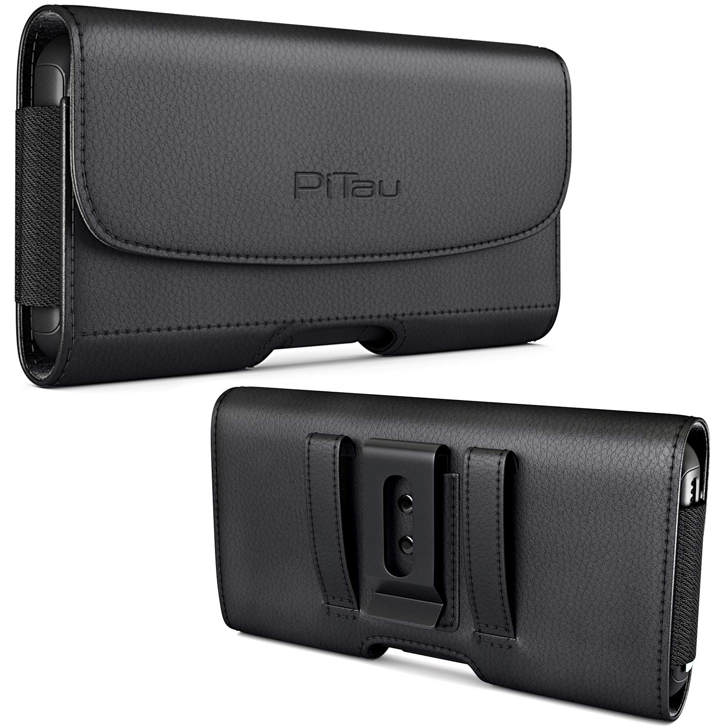 Pitau Holster For Iphone 14 Pro, 14, 13 Pro, 12 Pro, 13, 12, 11 Pro, Xs, X, Cell Phone Belt Clip Case With Id Card Holder Carryi
