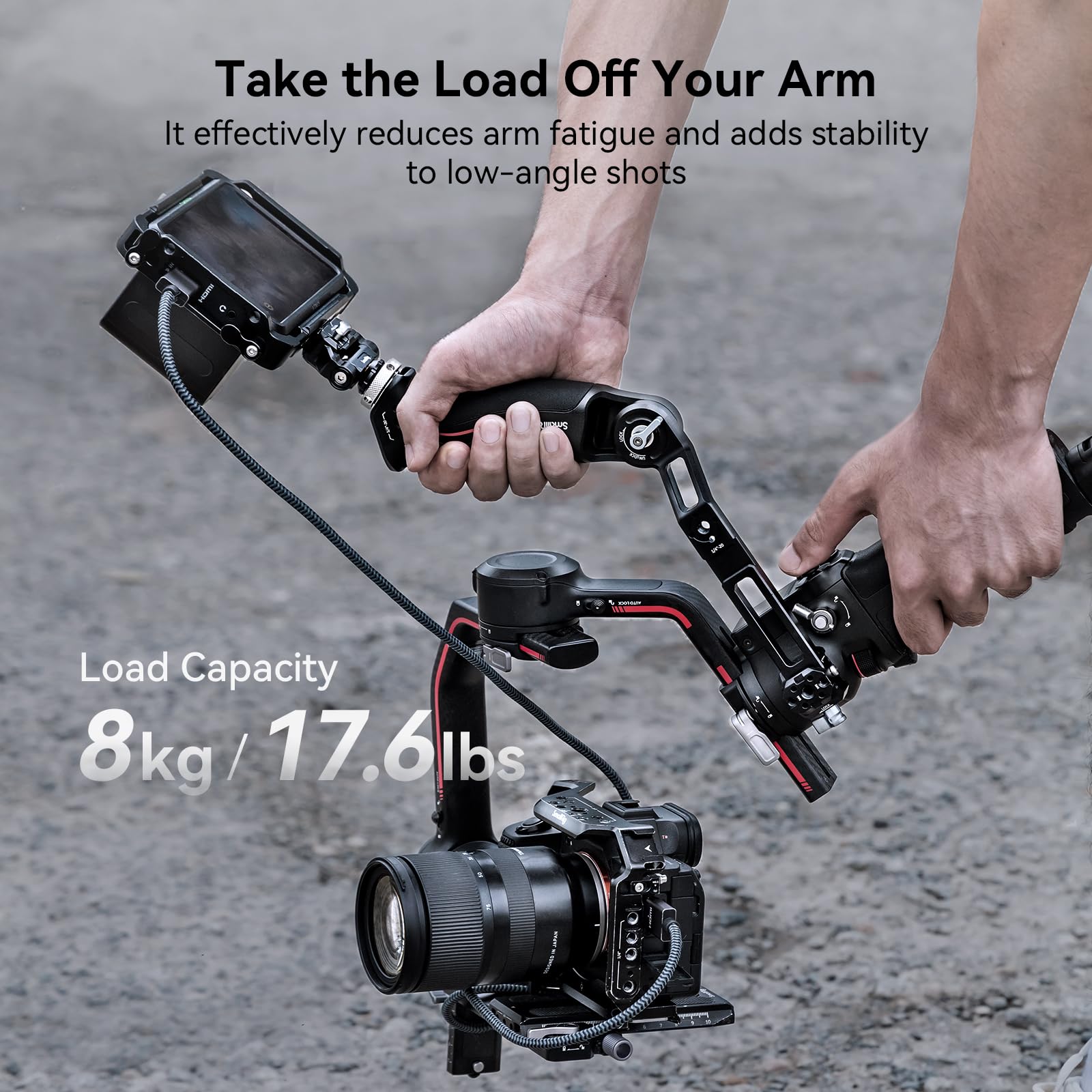 Smallrig Adjustable Sling Handgrip Gimbal Sling Handle For Dji Rs 4, Rs 4 Pro, Rs 3 Mini, Rs 3, Rs 3 Pro, Rs 2, Rsc 2 Stabilizer
