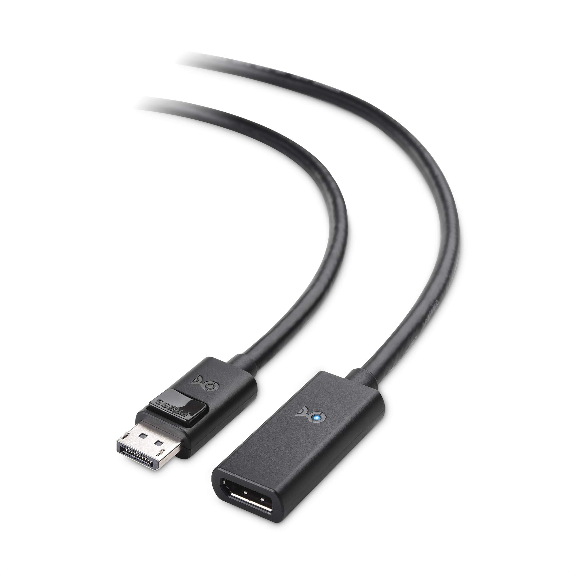Cable Matters Unidirectional 32.4Gbps Active DisplayPort Extension Cable Gender Changer 10 ft / 3m, Support DisplayPort 1.4 with 8K 60Hz and HDR, for Oculus Rift S, HTC Vive Pro, Gaming Monitors