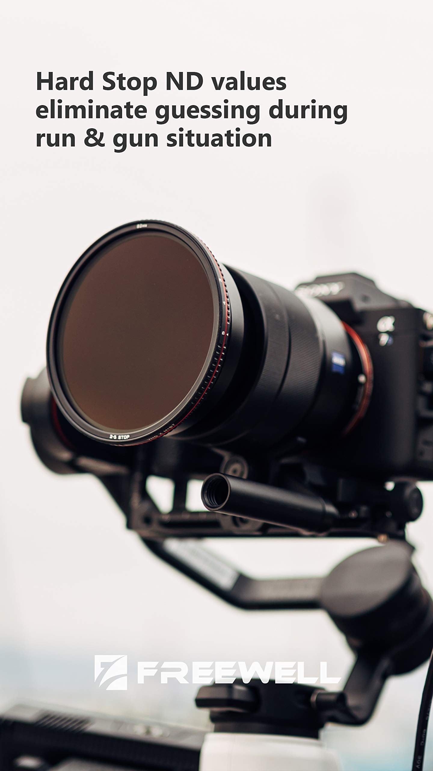 Freewell (Mist Edition) 95Mm Threaded Variable Nd Filter Bright Day 6 To 9 Stop