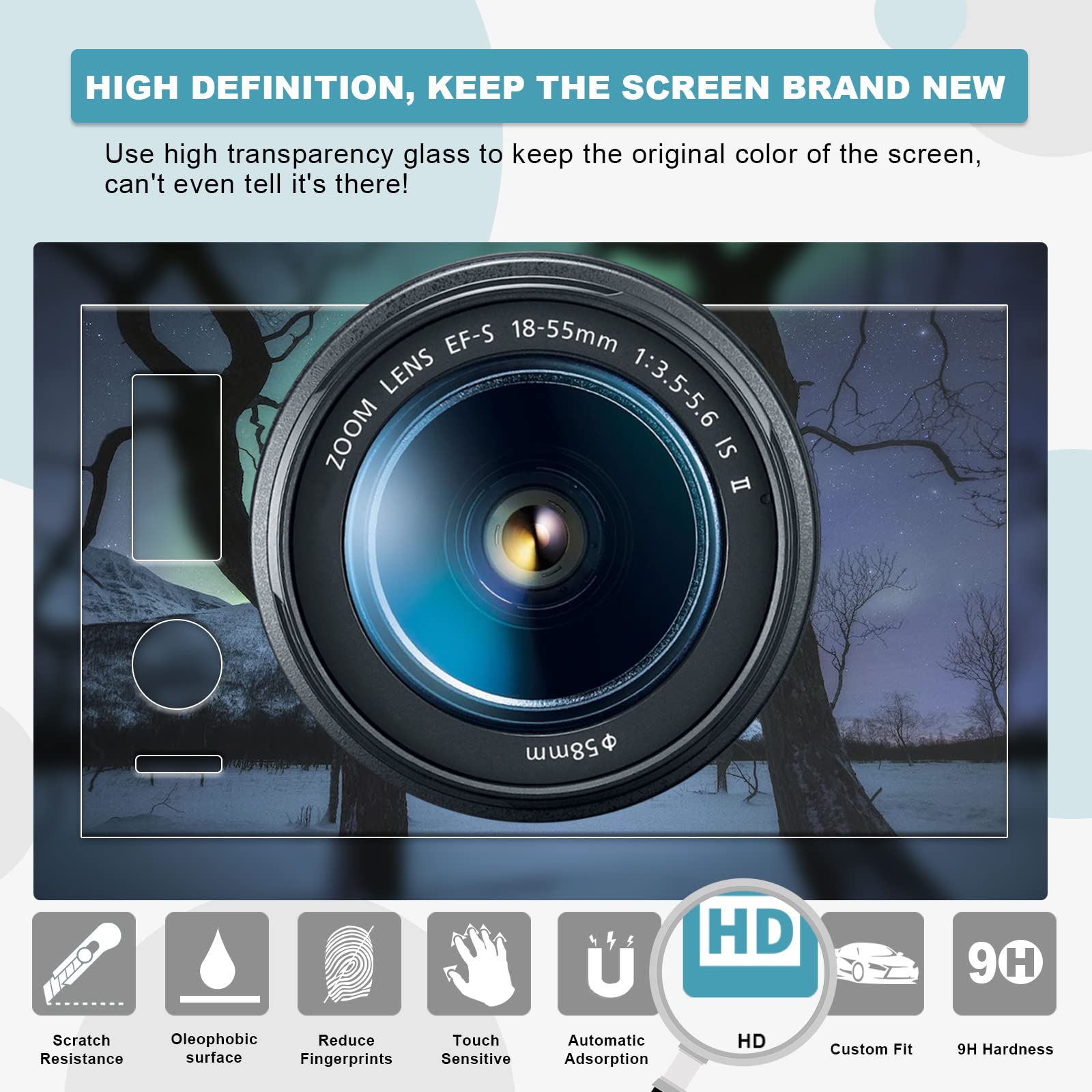 Cdefg For 2023 2024 2025 Crv Screen Protector For 2023 2024 2025 Honda Cr V Ex L Sport Touring 9 Inch Touch Screen Protector Foils Navigation Display Screen Protective Film Tempered Glass Hd Clear