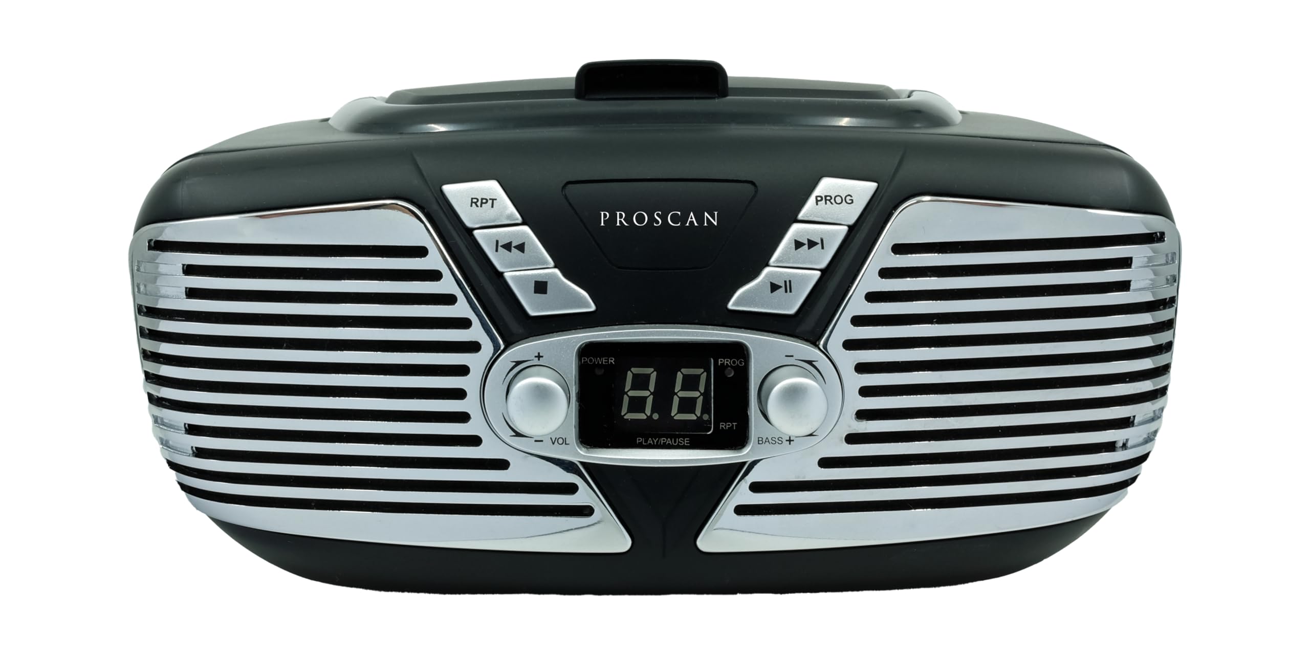 Proscan Elite Portable Cd Radio Boombox (Black)   Enjoy Listening To Your Cd Collection, The Am/Fm Stereo, Or Aux Audio Devices
