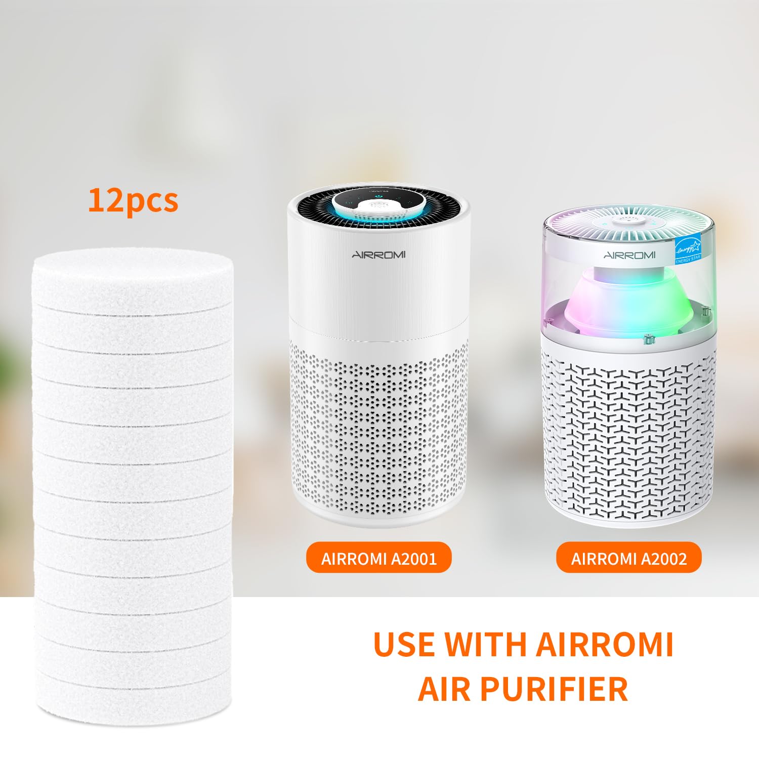 Airromi A2001 And A2002 Air Purifier   1 Pack Of 12 Aromatherapy Cotton Pads