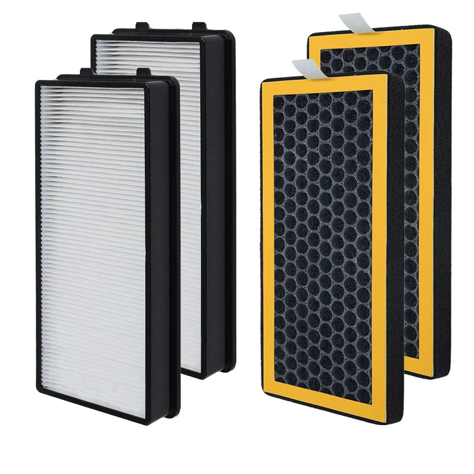 Pureburg True Hepa Filter Kit Compatible With Homedics Totalclean Petplus At Pet01 At Pet02 Whisper Quiet Oscillating Tower, H13