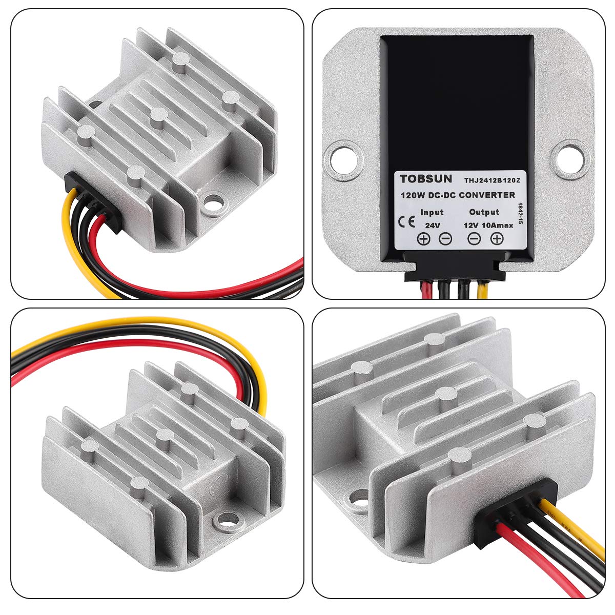 Homelylife Dc 24V Step Down To 12V 10A 120W Dc Dc Converter Regulator Waterproof Voltage Buck Converter Reducer Module Transform